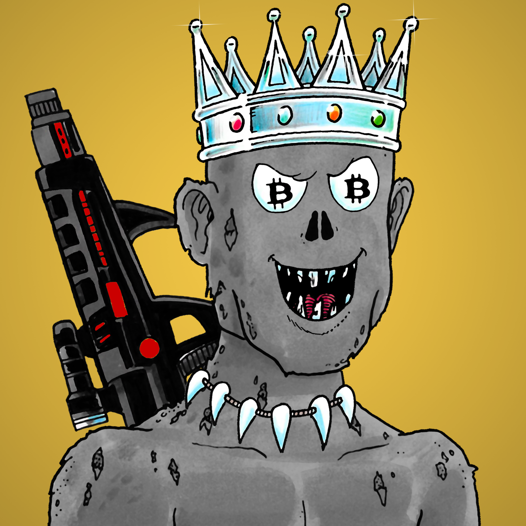 George Trosley - Jungle Freaks - Jungle Freak 5358 - NFT # 5358