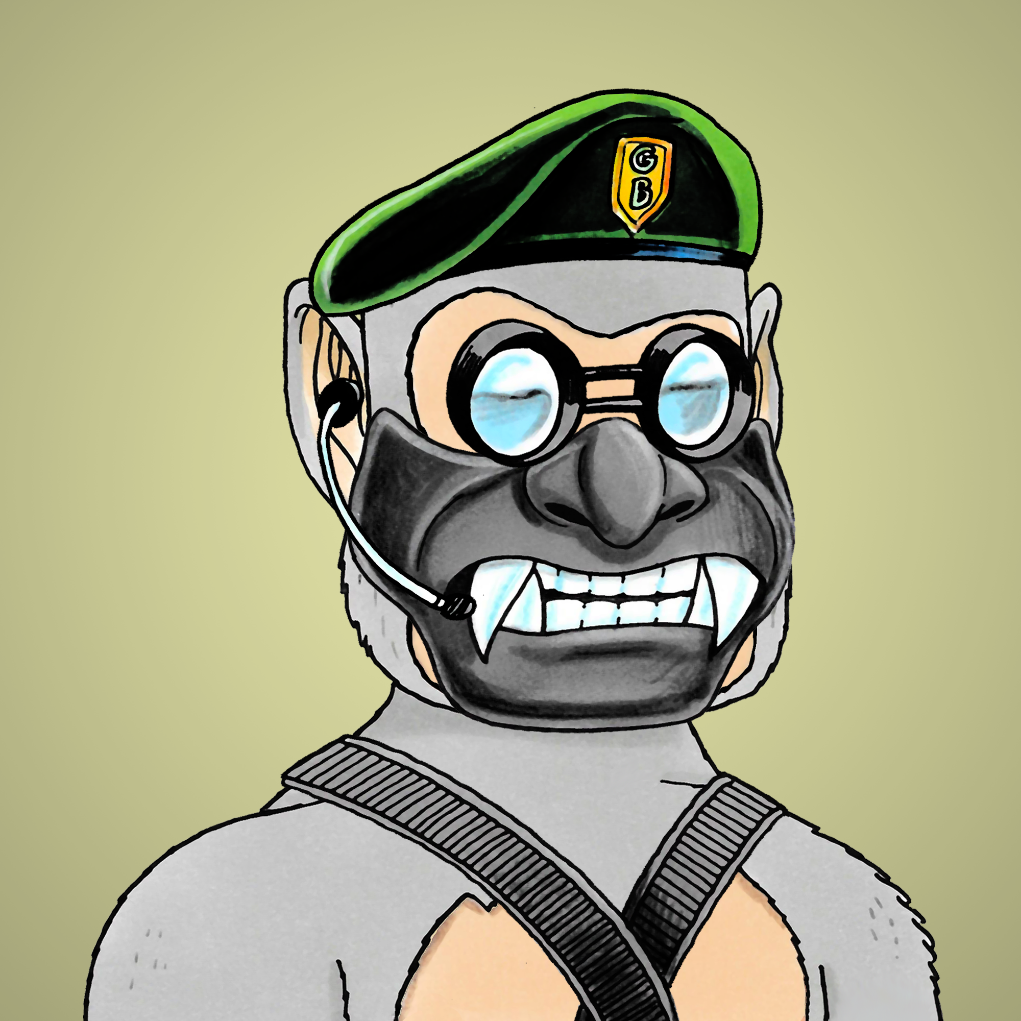 George Trosley - Jungle Freaks - Jungle Freak 5361 - NFT # 5361