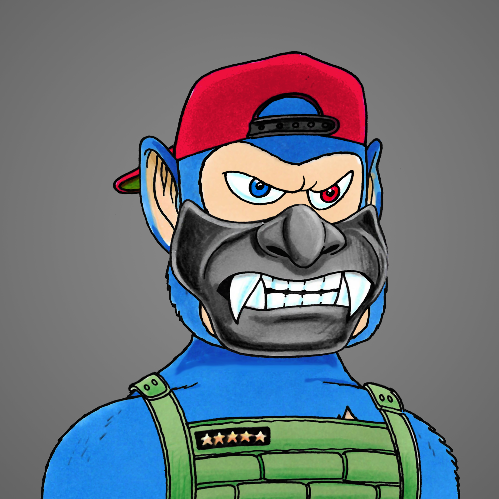 George Trosley - Jungle Freaks - Jungle Freak 5363 - NFT # 5363