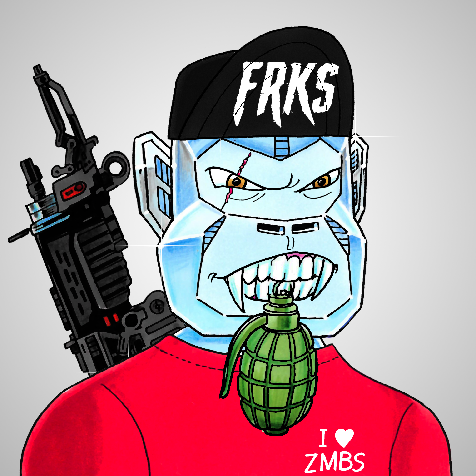 George Trosley - Jungle Freaks - Jungle Freak 5369 - NFT # 5369