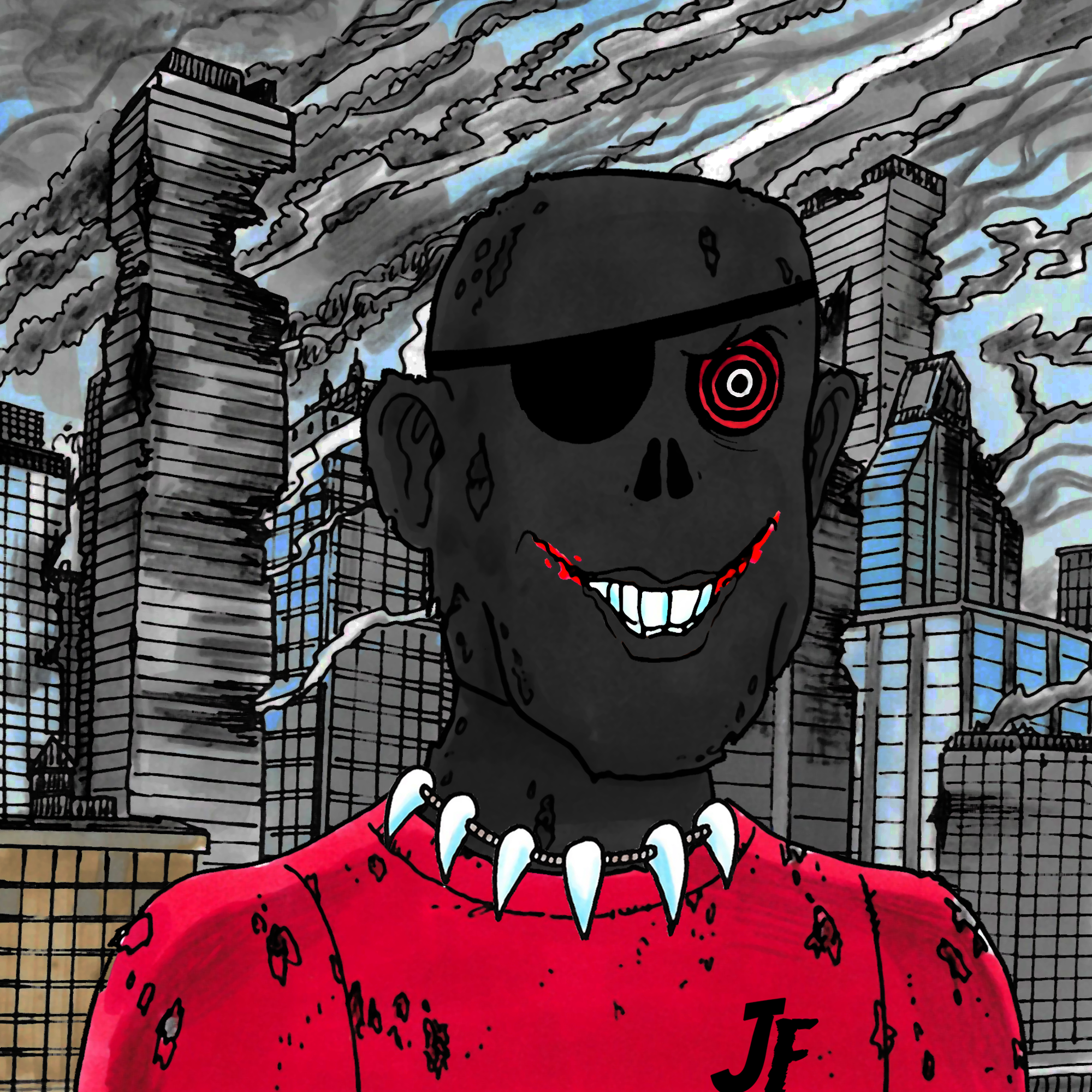 George Trosley - Jungle Freaks - Jungle Freak 5374 - NFT # 5374