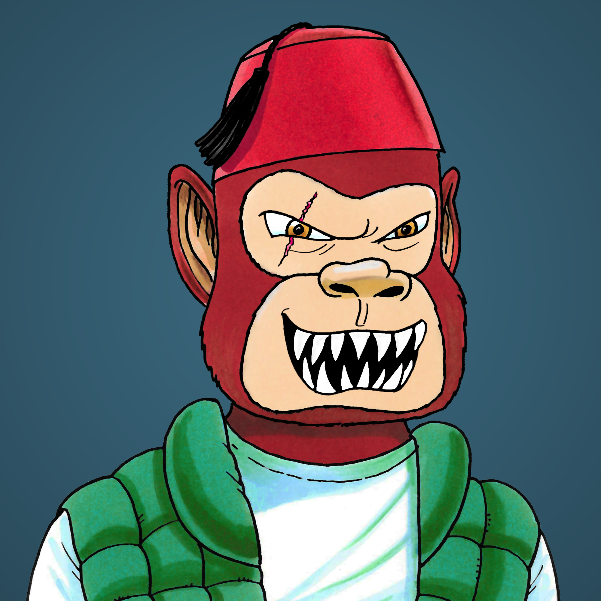 George Trosley - Jungle Freaks - Jungle Freak 5379 - NFT # 5379