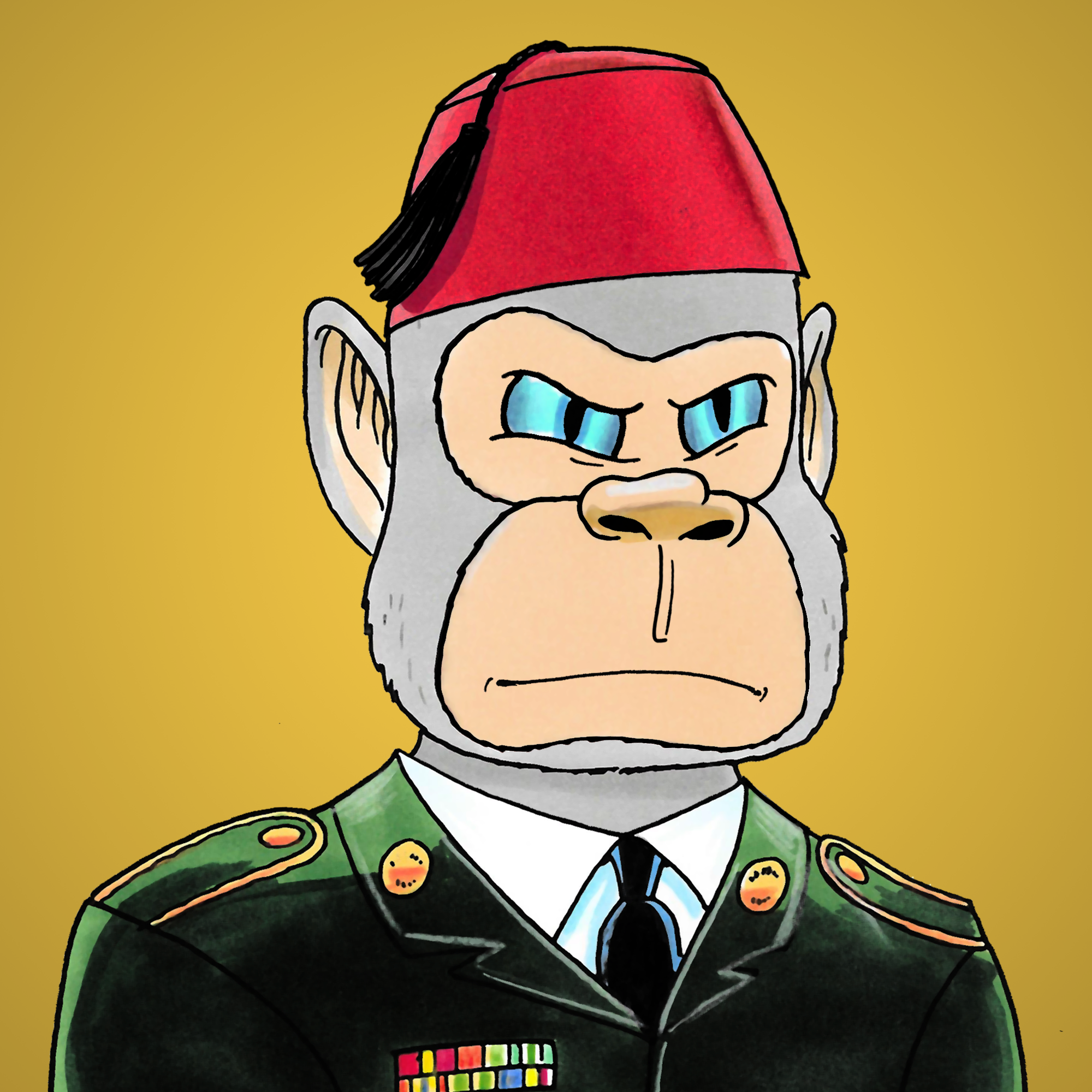 George Trosley - Jungle Freaks - Jungle Freak 5381 - NFT # 5381