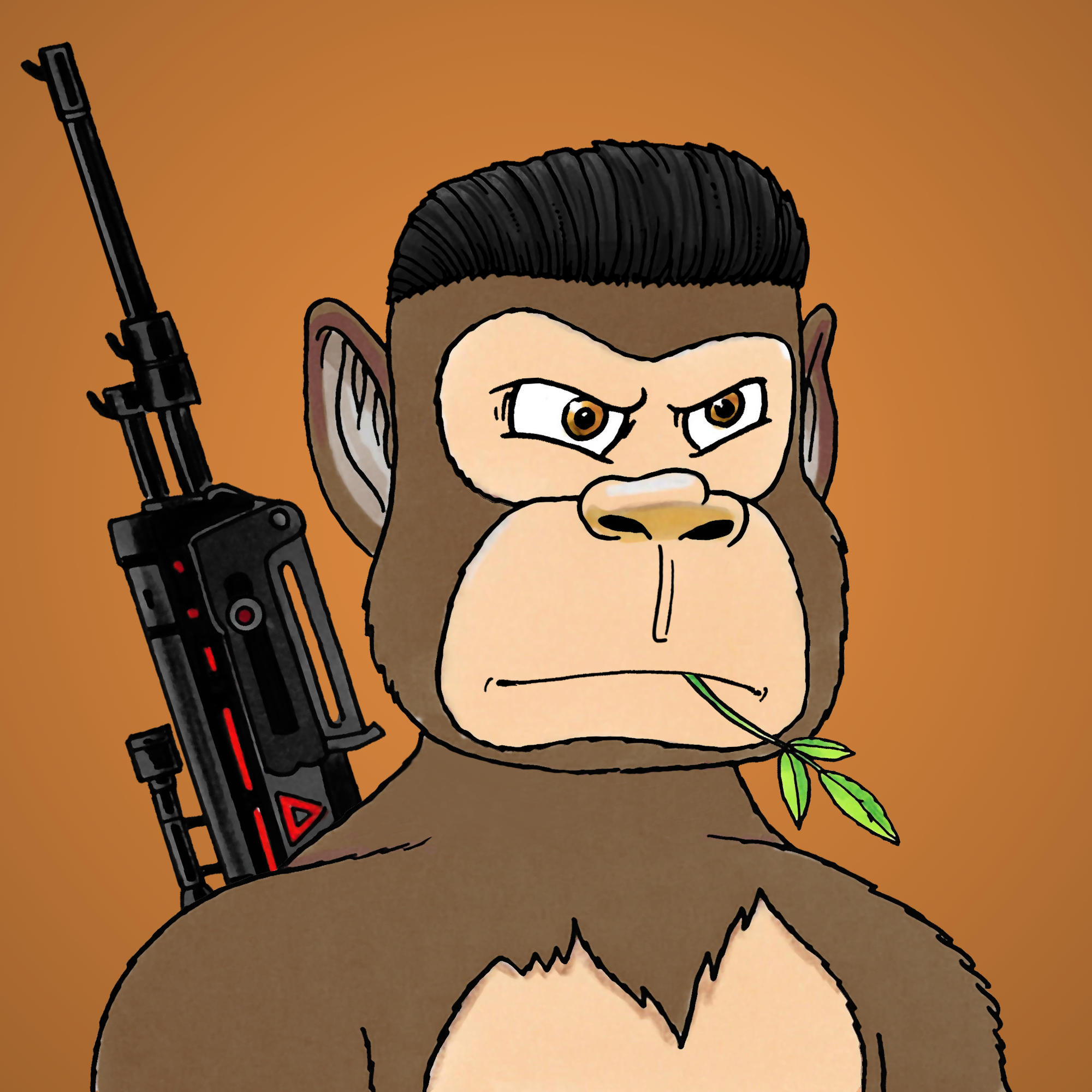 George Trosley - Jungle Freaks - Jungle Freak 5385 - NFT # 5385