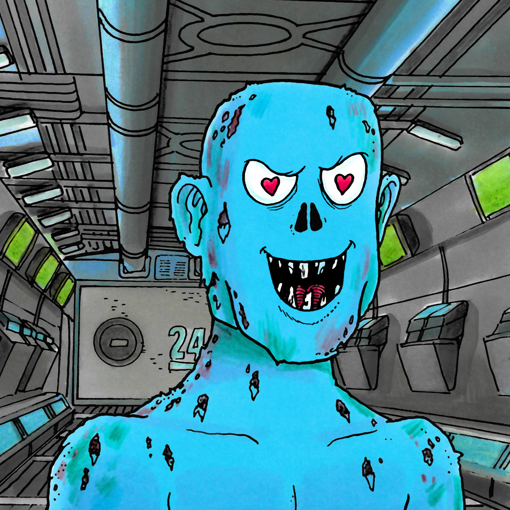 George Trosley - Jungle Freaks - Jungle Freak 5386 - NFT # 5386