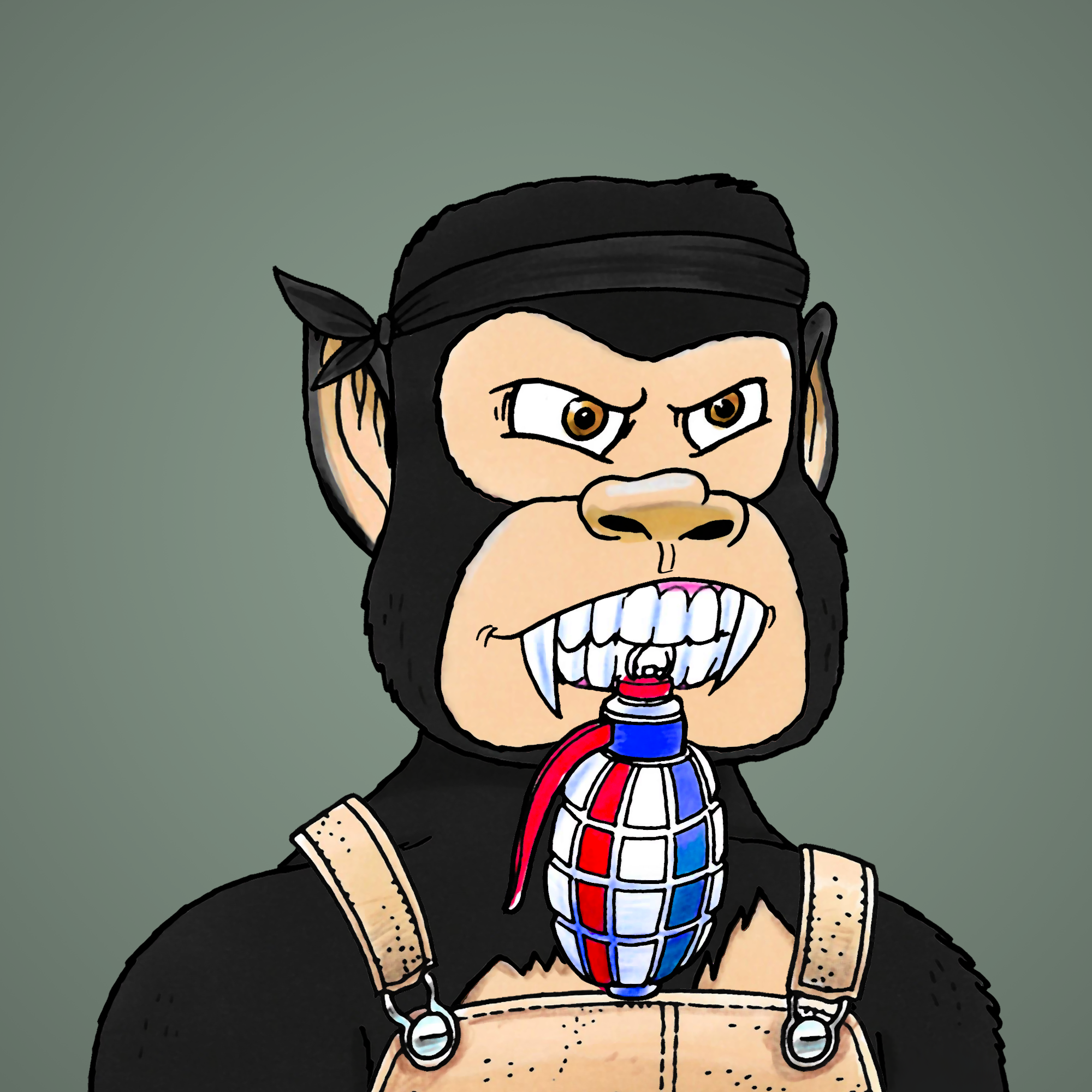 George Trosley - Jungle Freaks - Jungle Freak 5387 - NFT # 5387