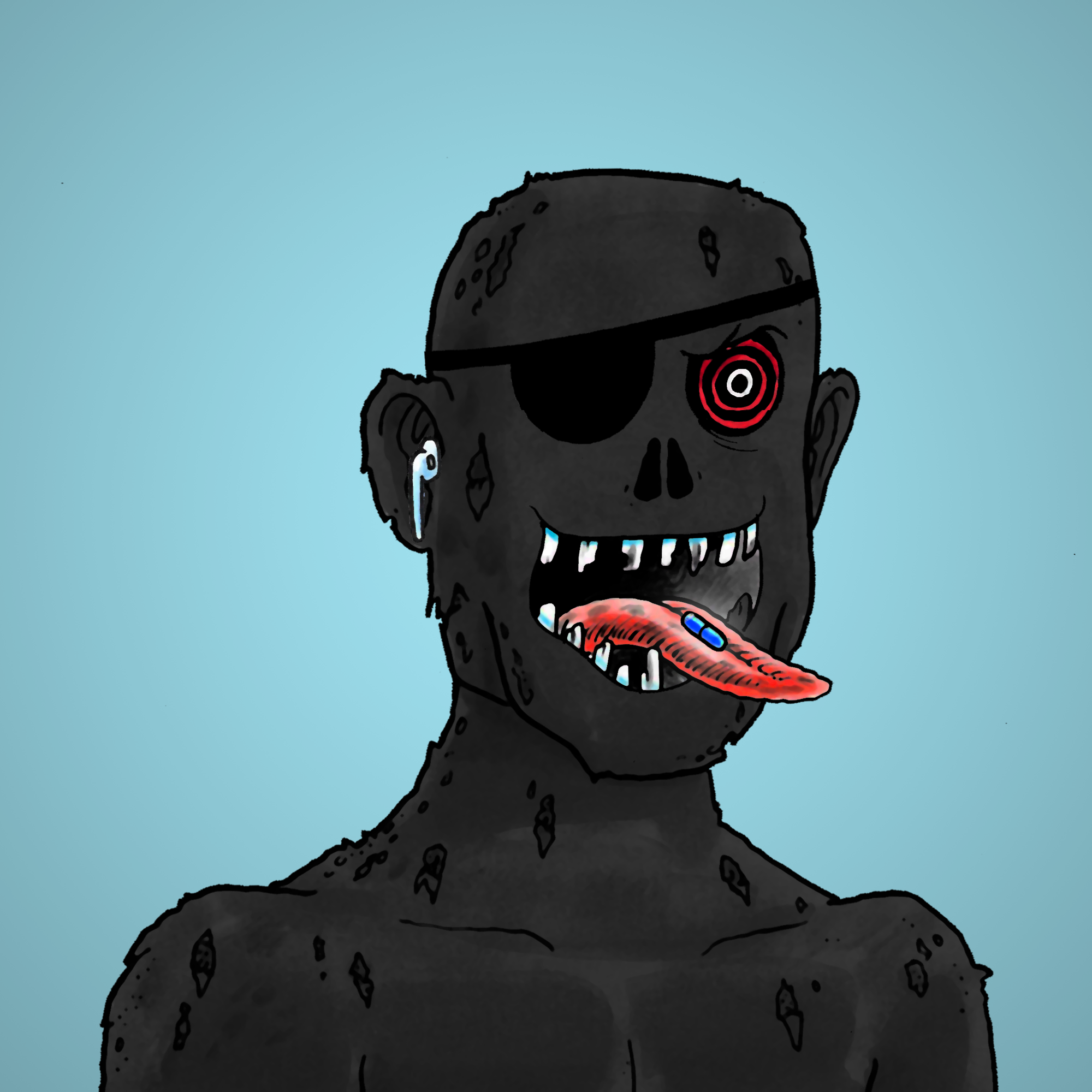 George Trosley - Jungle Freaks - Jungle Freak 5388 - NFT # 5388