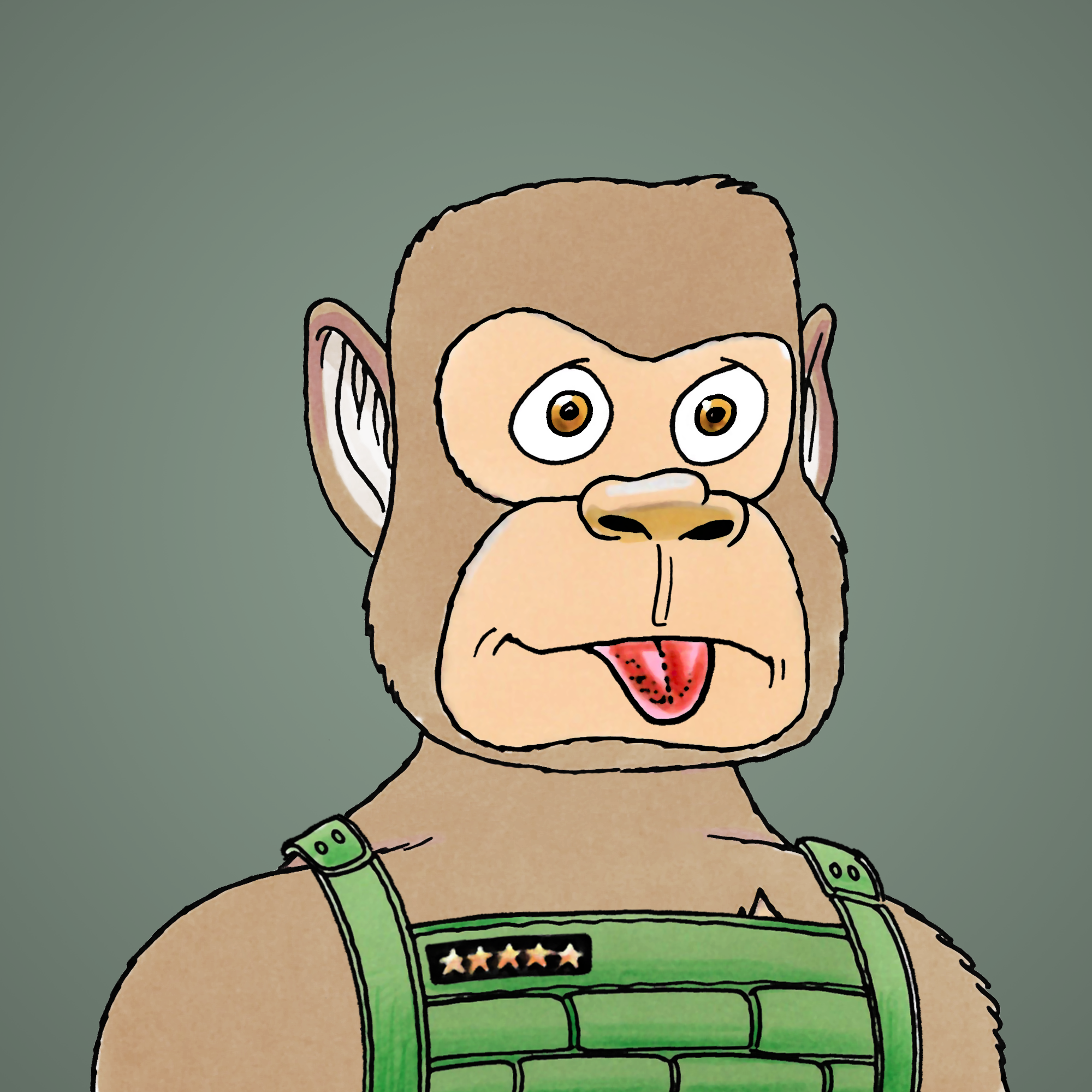 George Trosley - Jungle Freaks - Jungle Freak 5396 - NFT # 5396