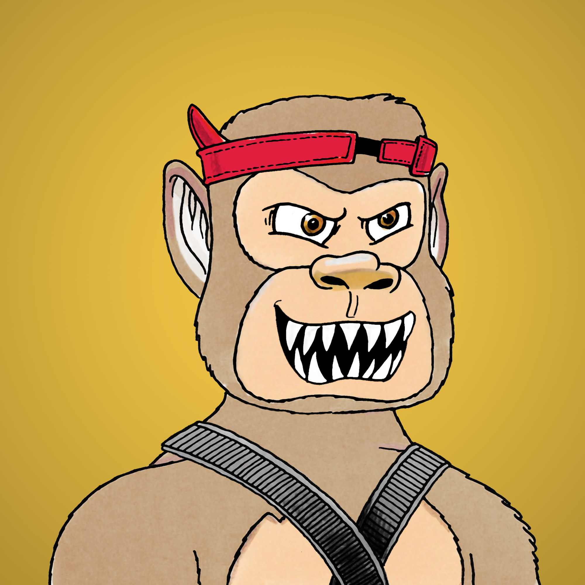 George Trosley - Jungle Freaks - Jungle Freak 54 - NFT # 54