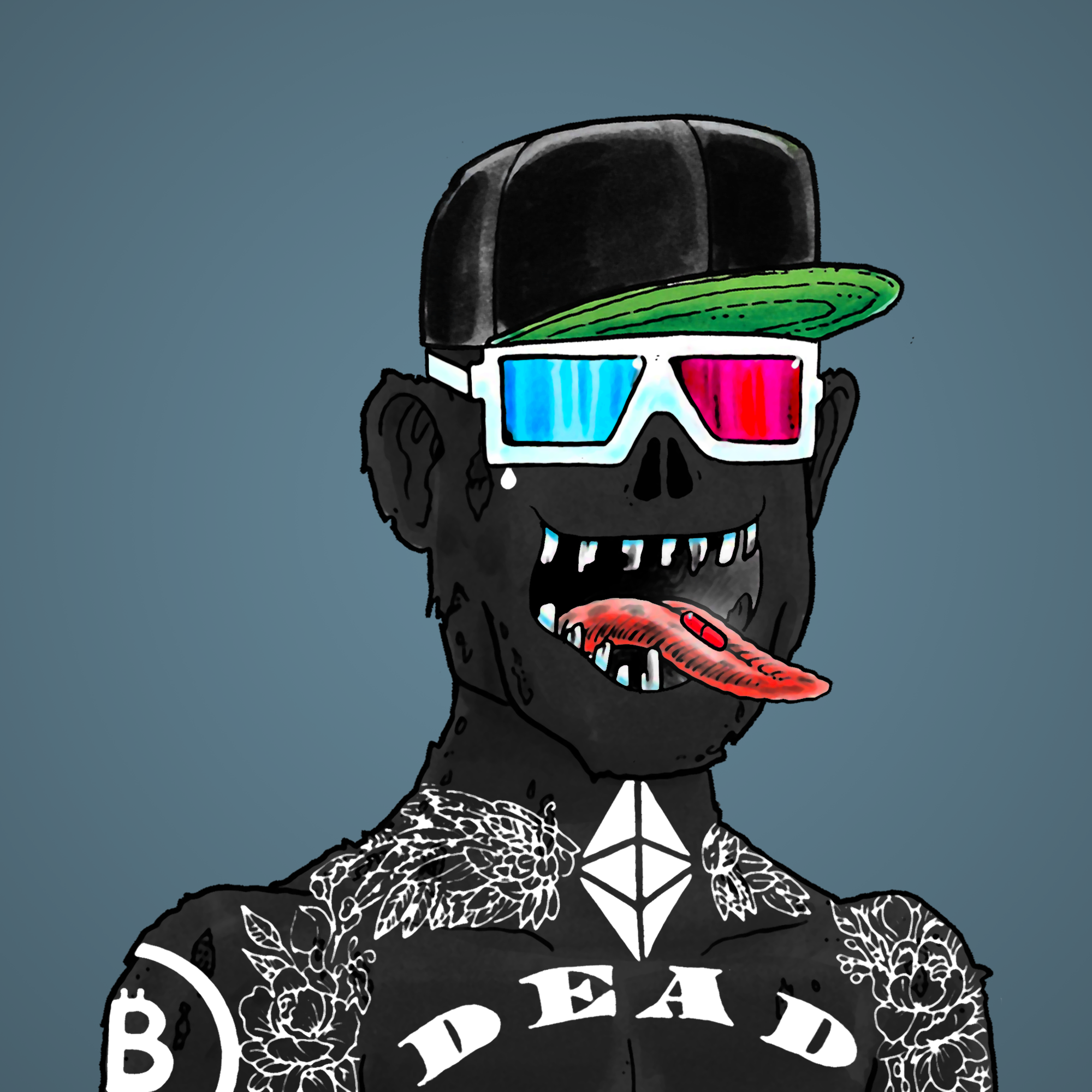 George Trosley - Jungle Freaks - Jungle Freak 540 - NFT # 540