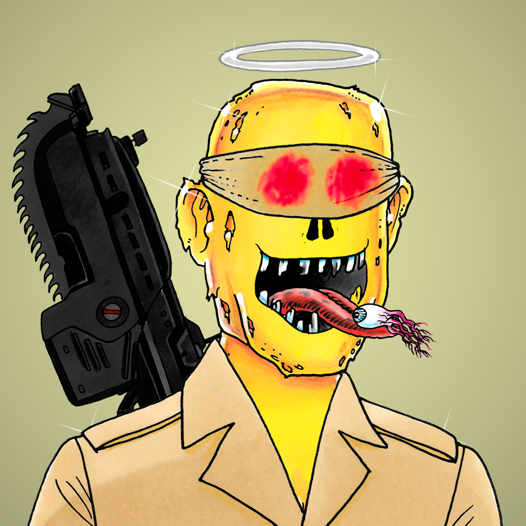 George Trosley - Jungle Freaks - Jungle Freak 5401 - NFT # 5401