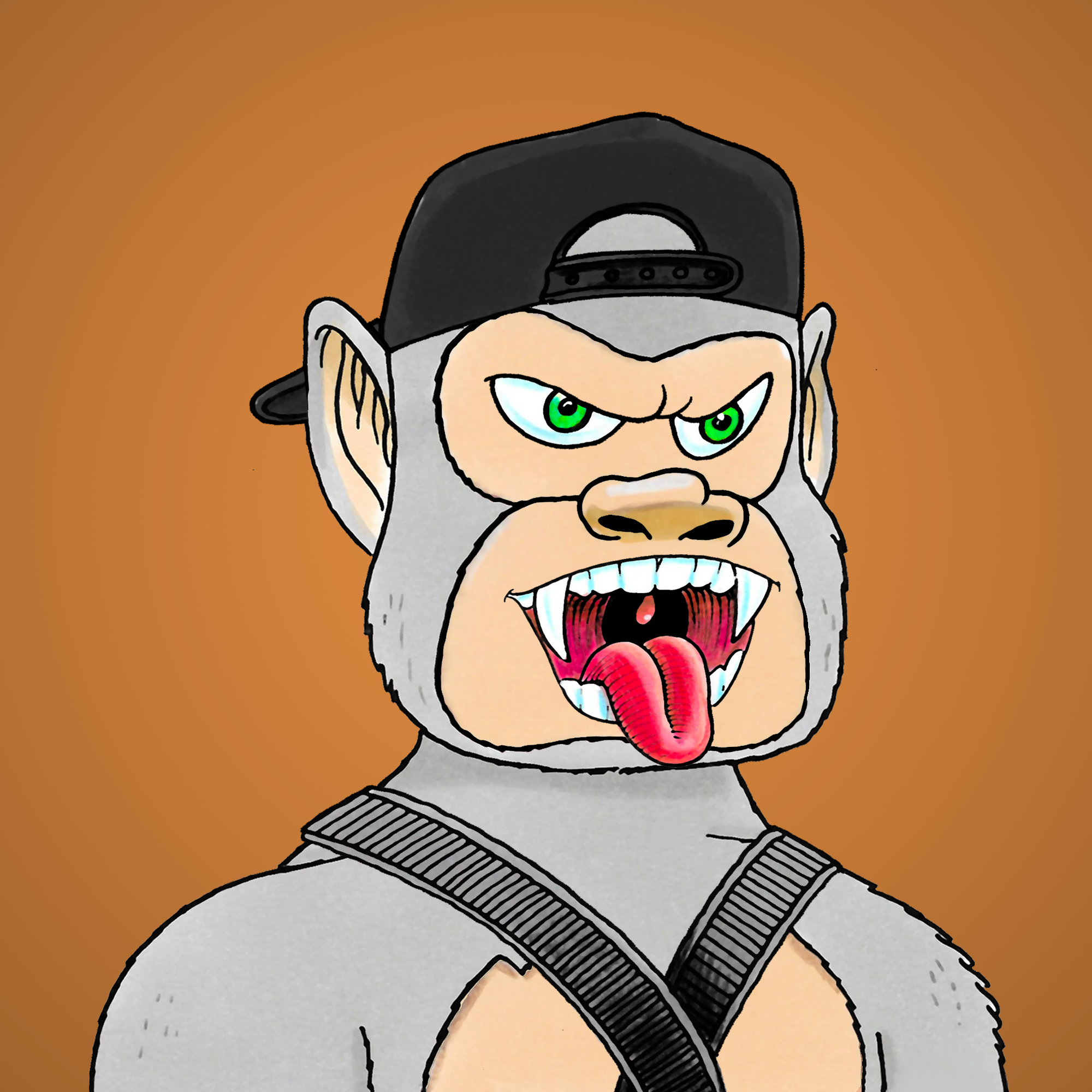 George Trosley - Jungle Freaks - Jungle Freak 5402 - NFT # 5402