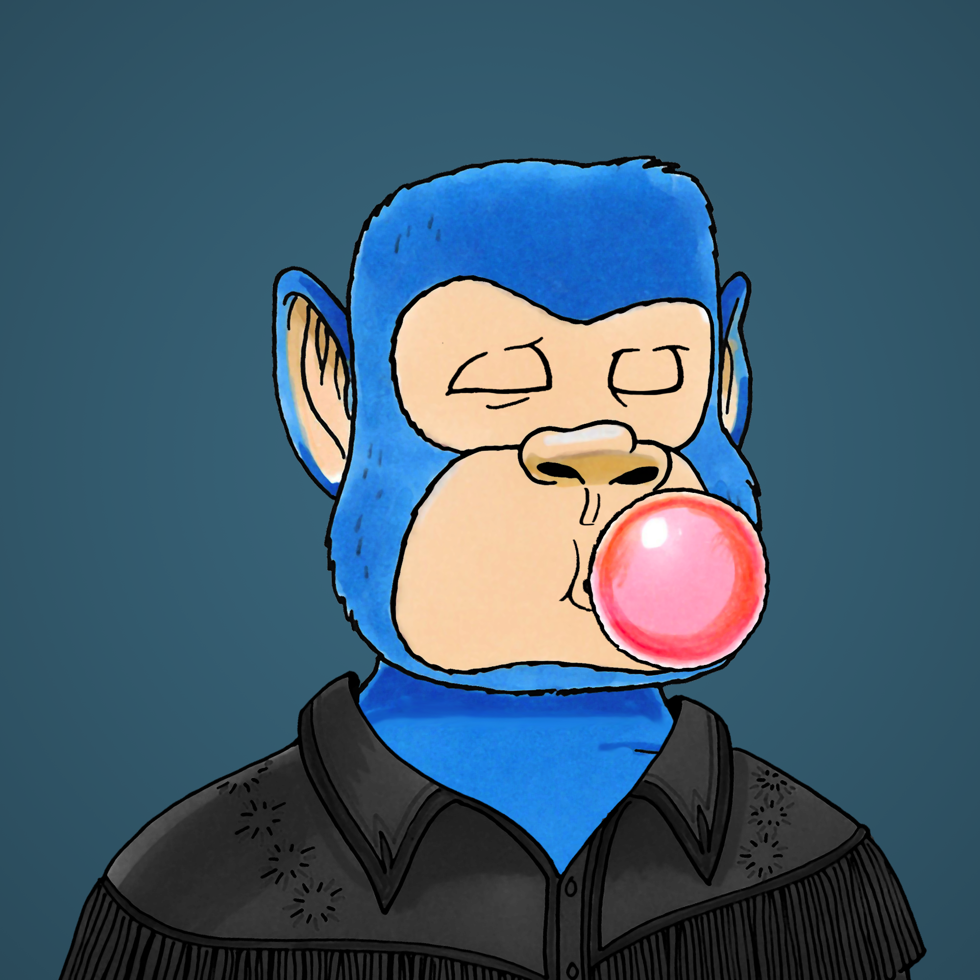 George Trosley - Jungle Freaks - Jungle Freak 5411 - NFT # 5411