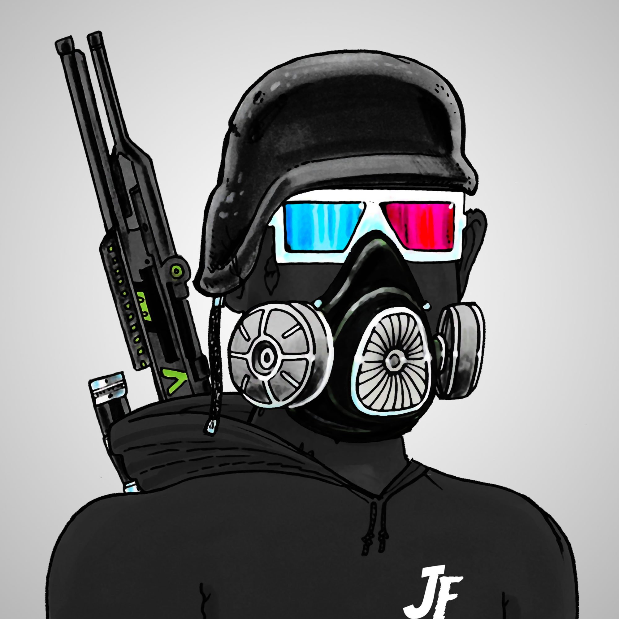 George Trosley - Jungle Freaks - Jungle Freak 5414 - NFT # 5414