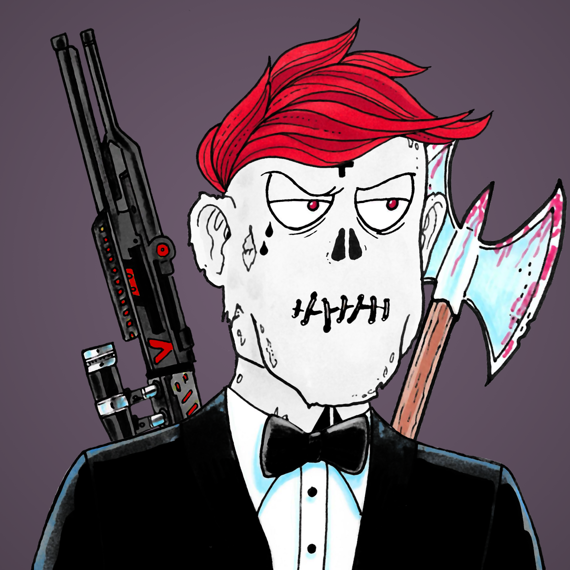 George Trosley - Jungle Freaks - Jungle Freak 5415 - NFT # 5415