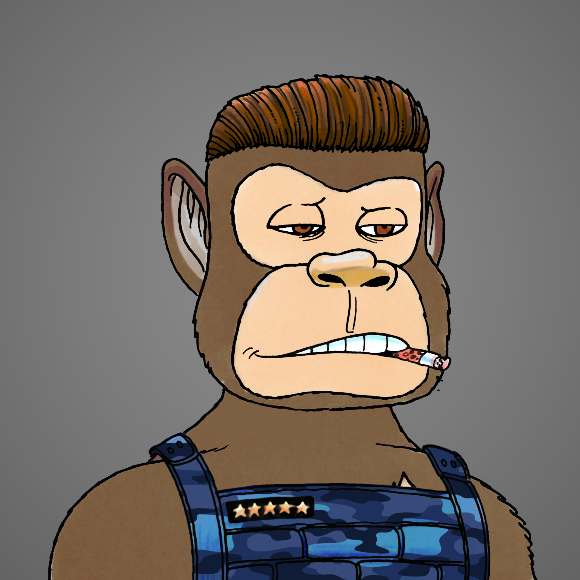 George Trosley - Jungle Freaks - Jungle Freak 5416 - NFT # 5416