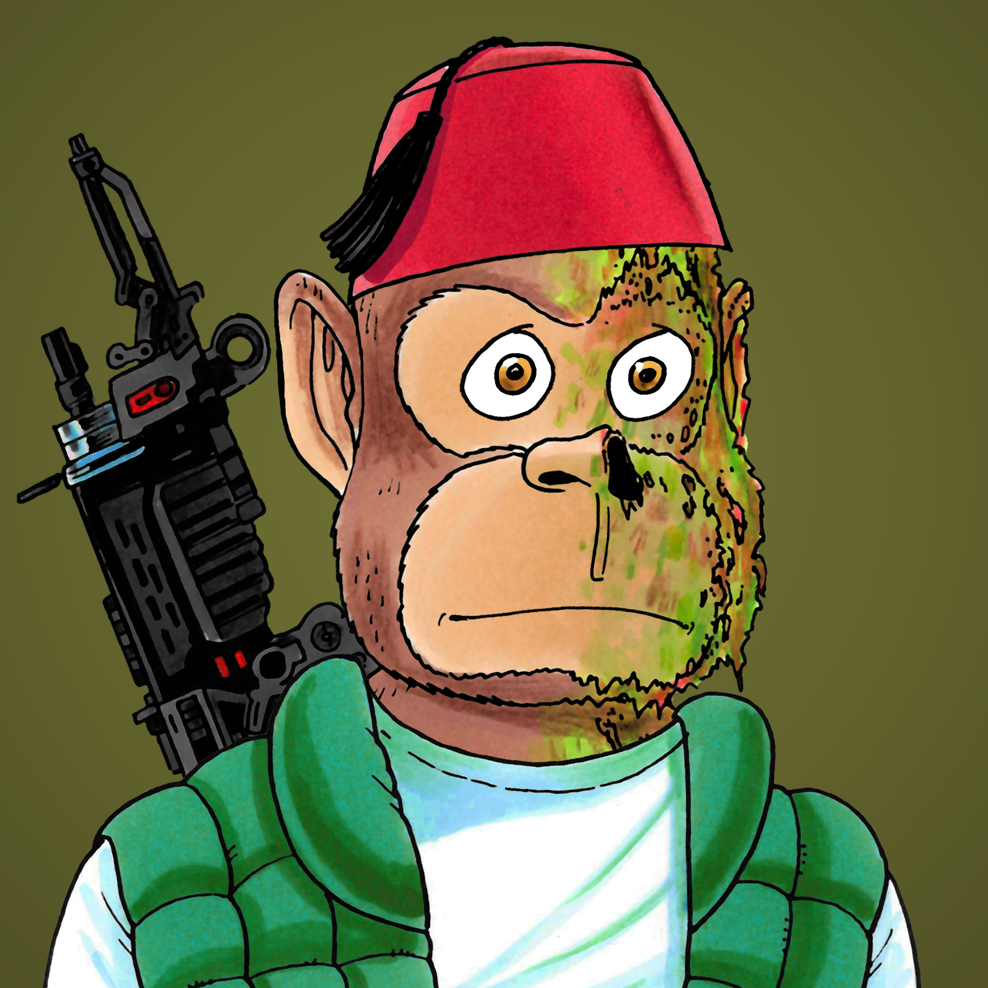 George Trosley - Jungle Freaks - Jungle Freak 5418 - NFT # 5418