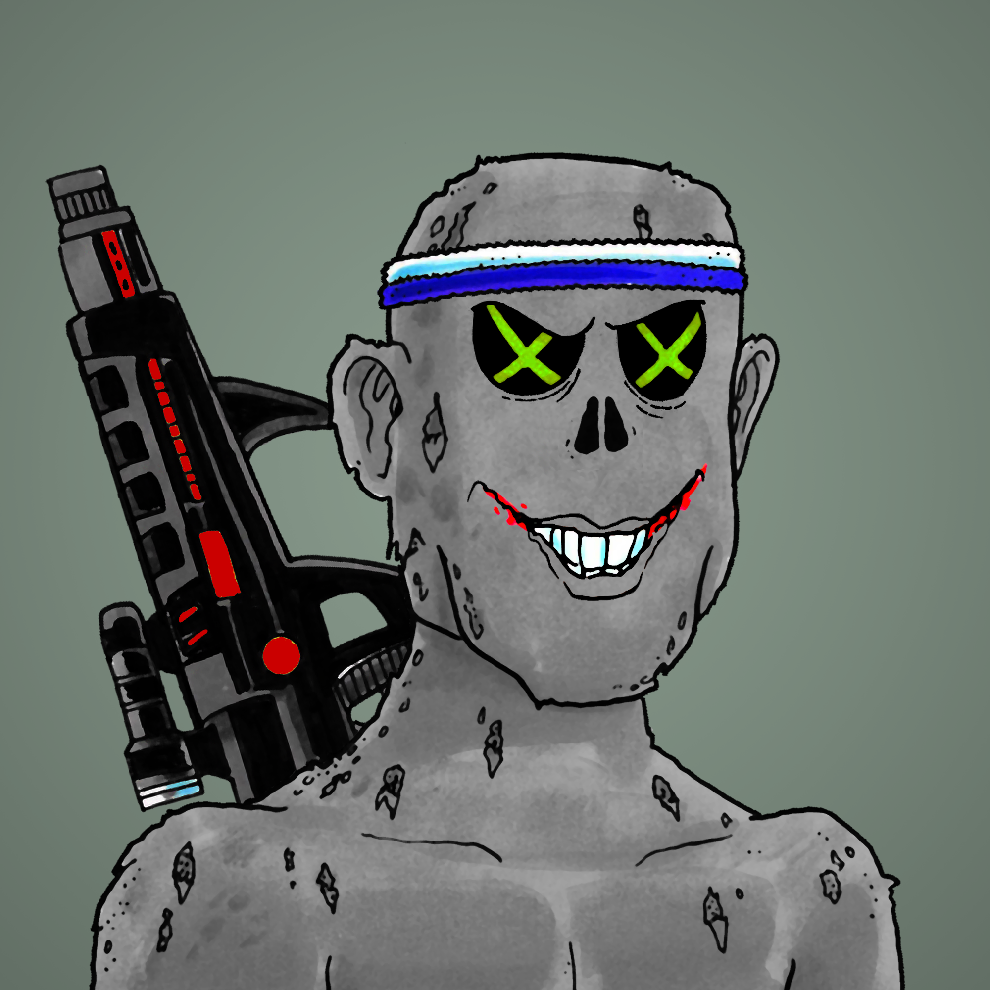 George Trosley - Jungle Freaks - Jungle Freak 542 - NFT # 542