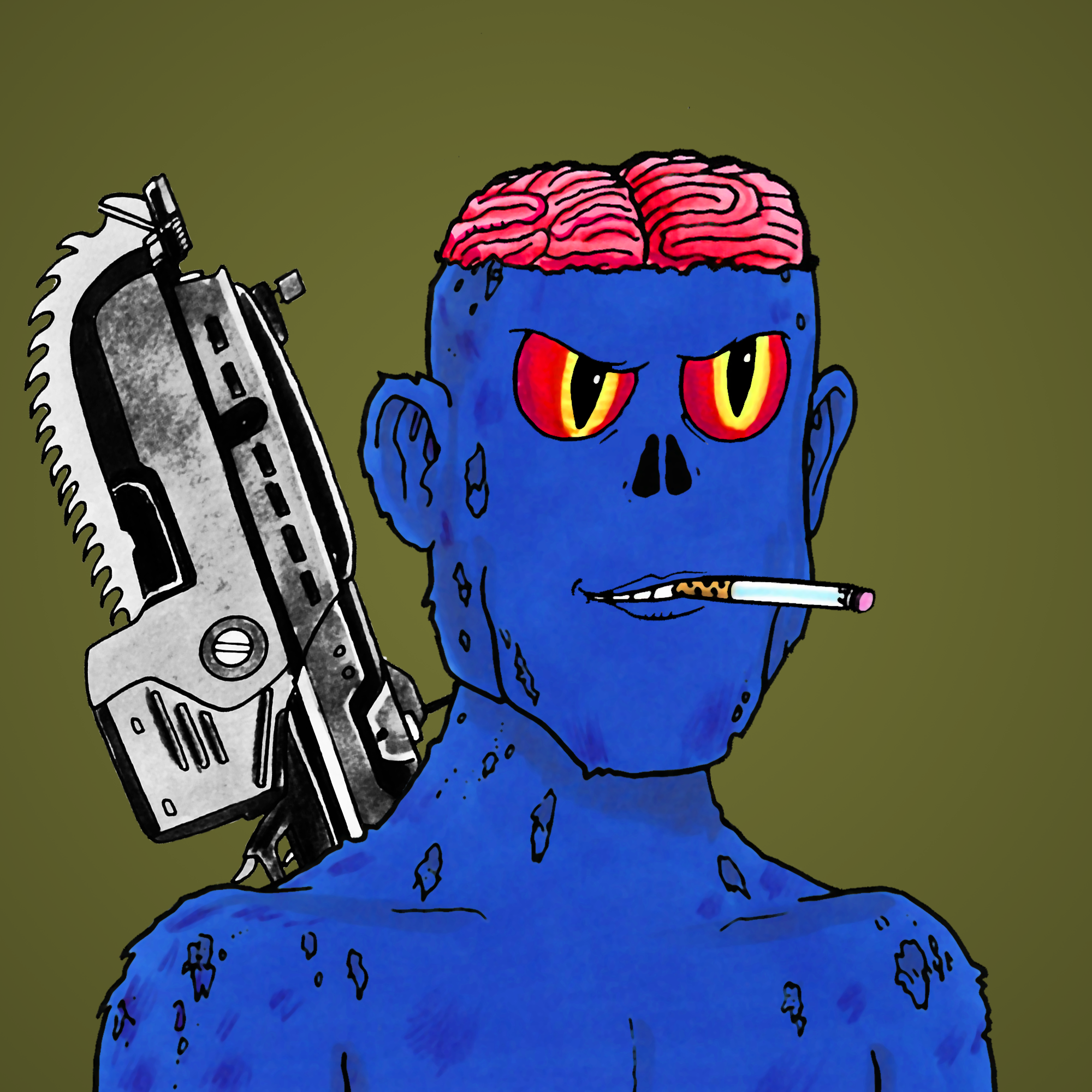 George Trosley - Jungle Freaks - Jungle Freak 5420 - NFT # 5420