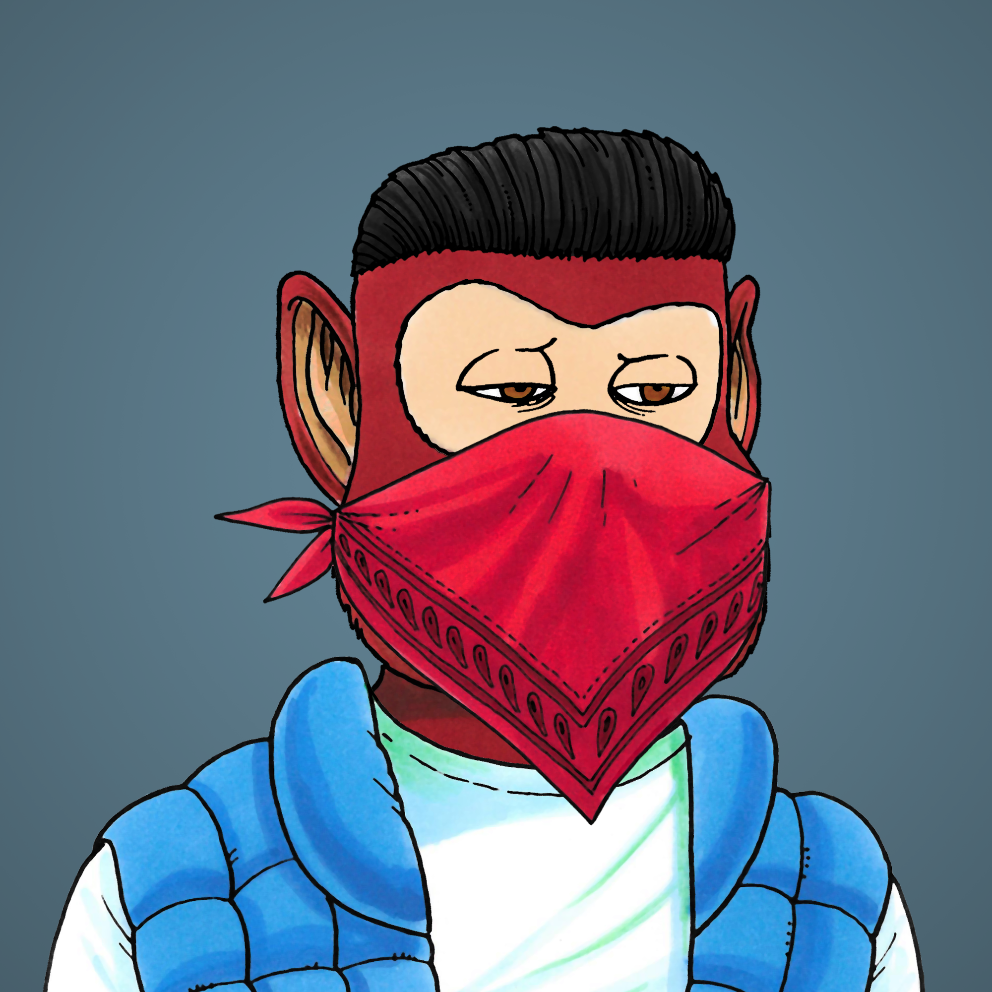 George Trosley - Jungle Freaks - Jungle Freak 5423 - NFT # 5423