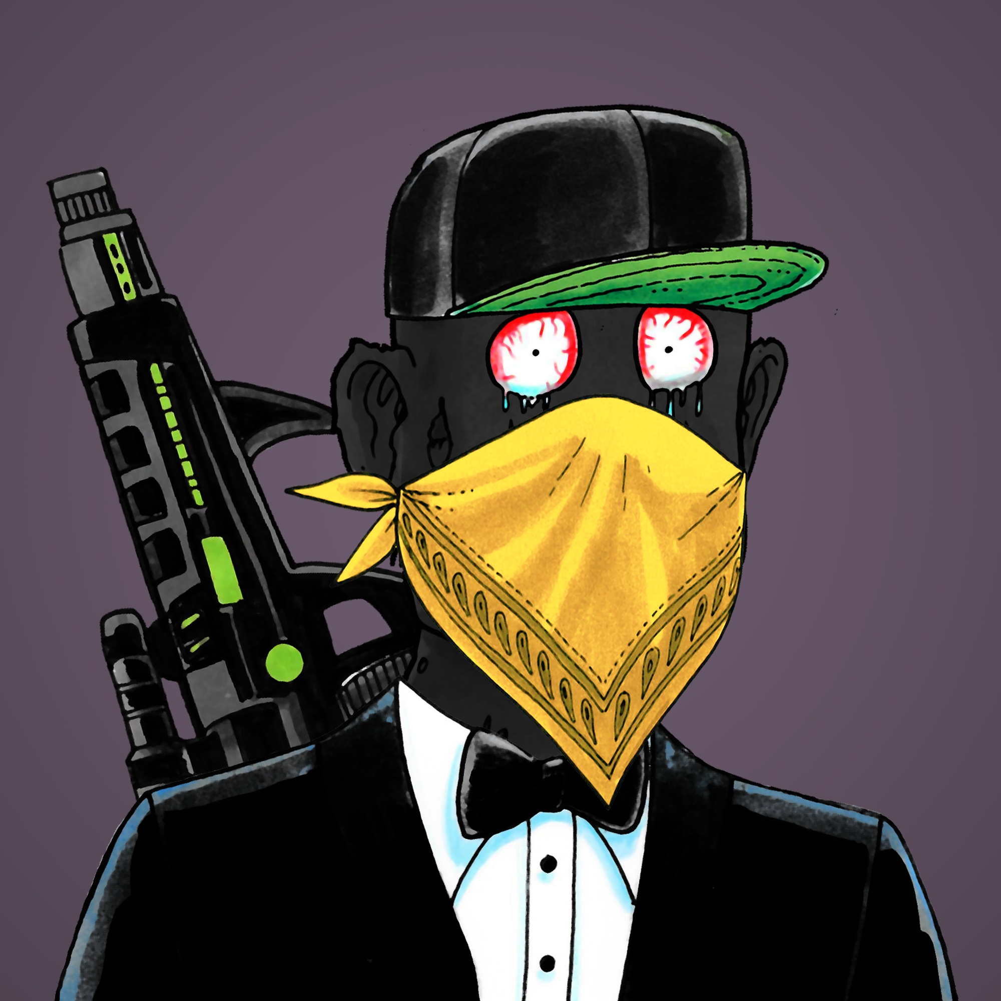 George Trosley - Jungle Freaks - Jungle Freak 5426 - NFT # 5426