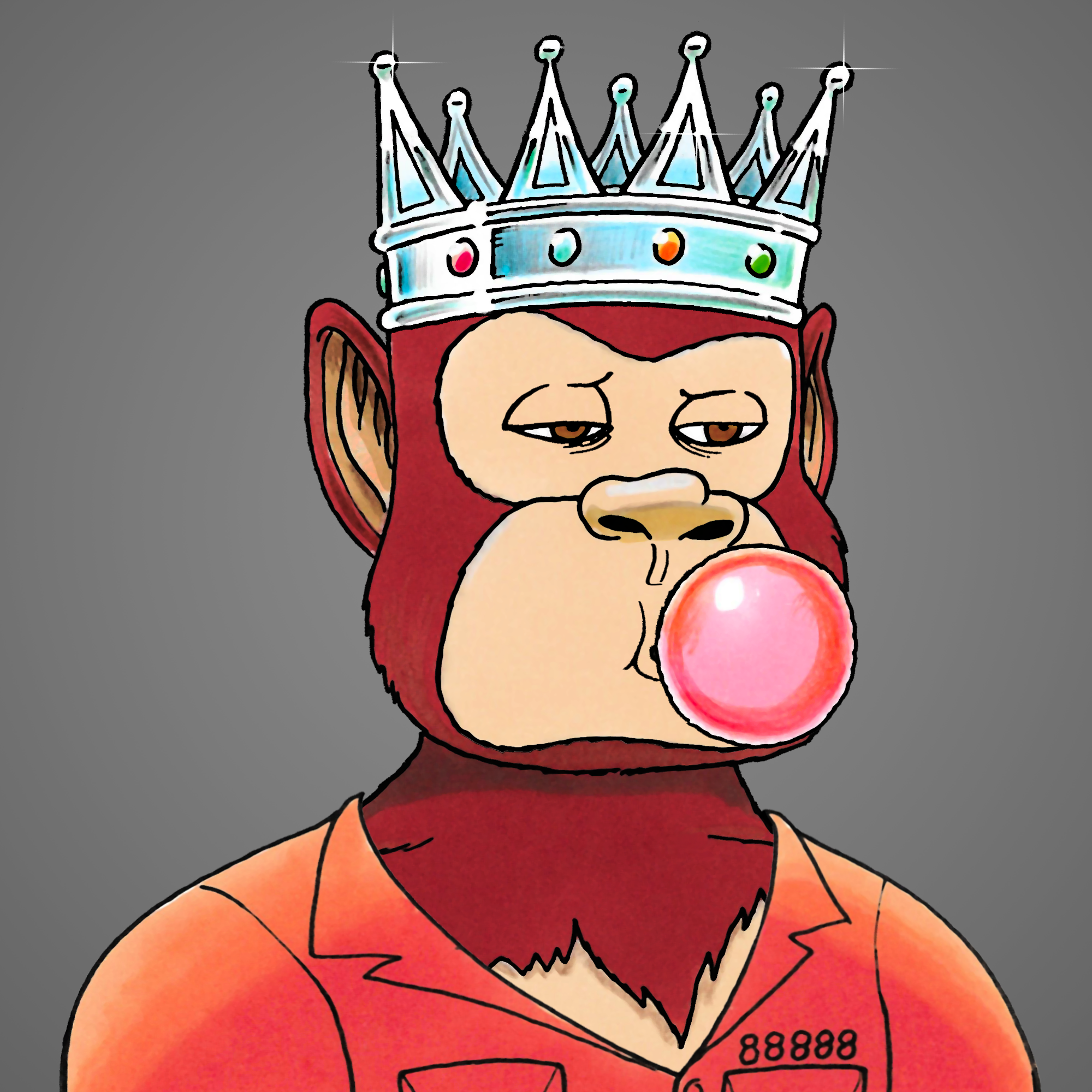 George Trosley - Jungle Freaks - Jungle Freak 5428 - NFT # 5428