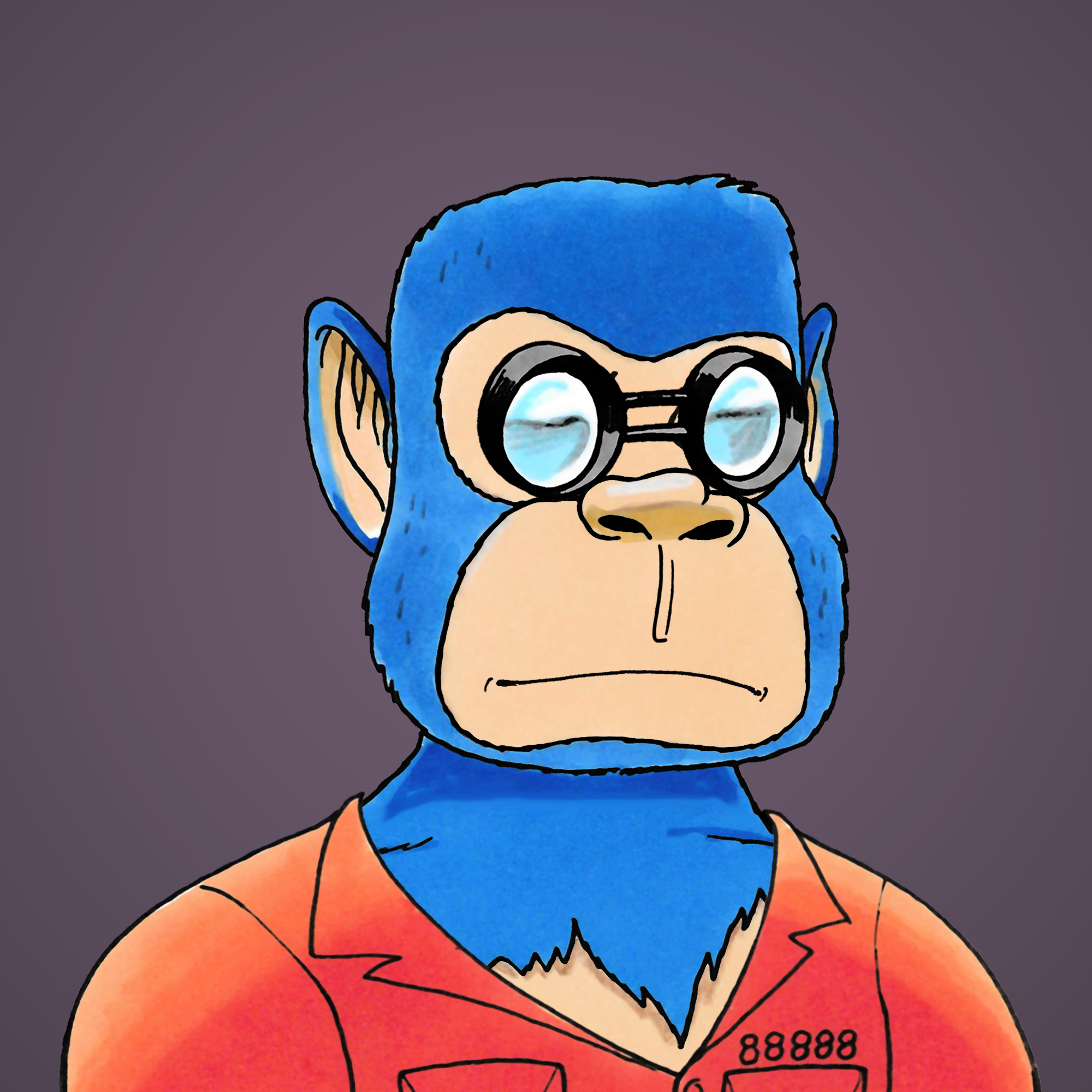 George Trosley - Jungle Freaks - Jungle Freak 5429 - NFT # 5429