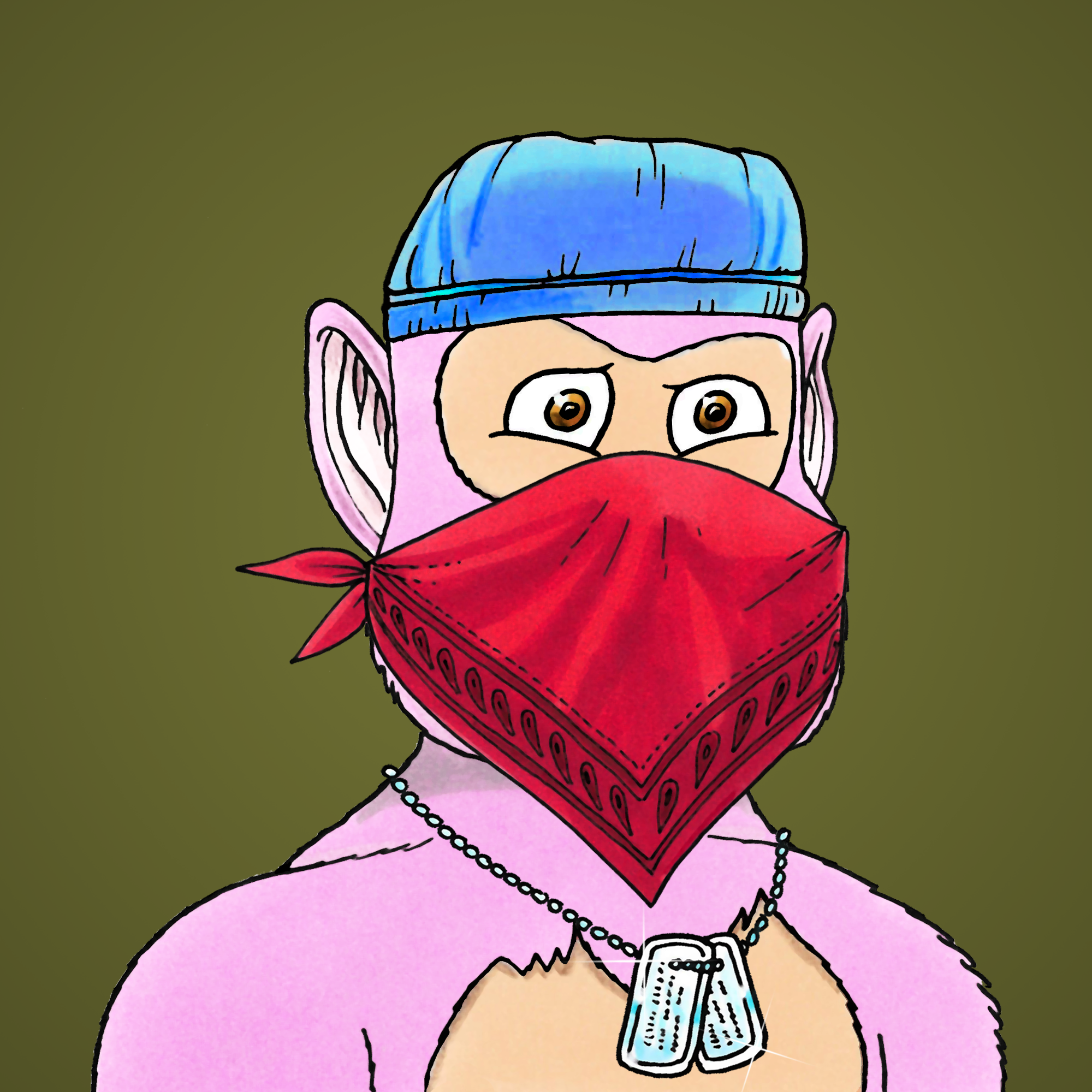 George Trosley - Jungle Freaks - Jungle Freak 5430 - NFT # 5430