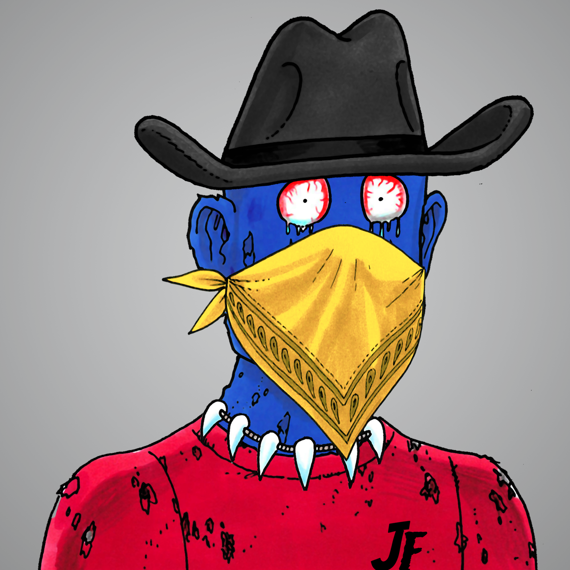 George Trosley - Jungle Freaks - Jungle Freak 5433 - NFT # 5433