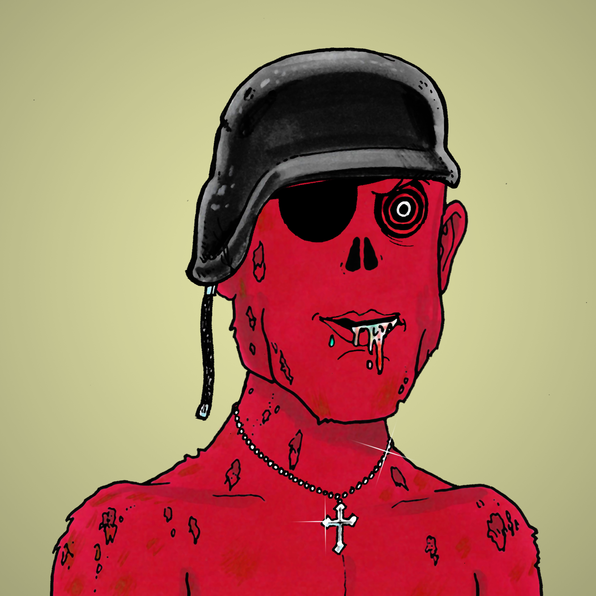 George Trosley - Jungle Freaks - Jungle Freak 5434 - NFT # 5434