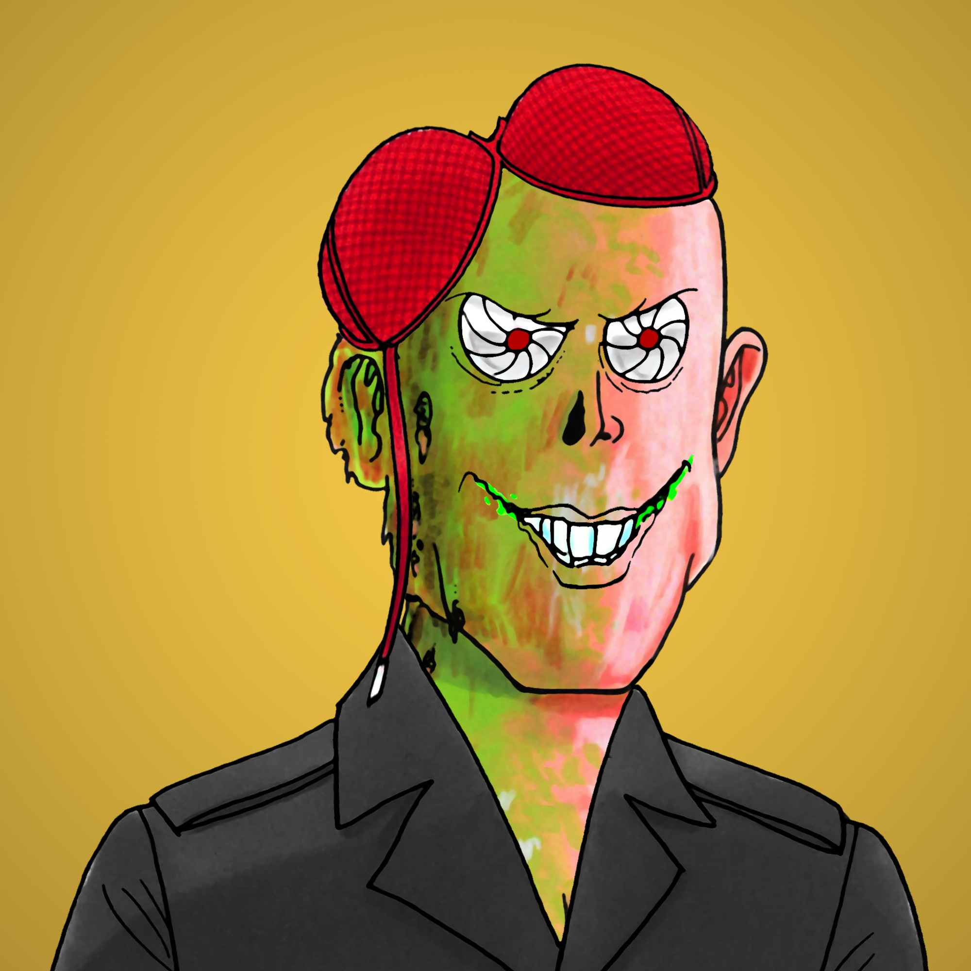 George Trosley - Jungle Freaks - Jungle Freak 5437 - NFT # 5437