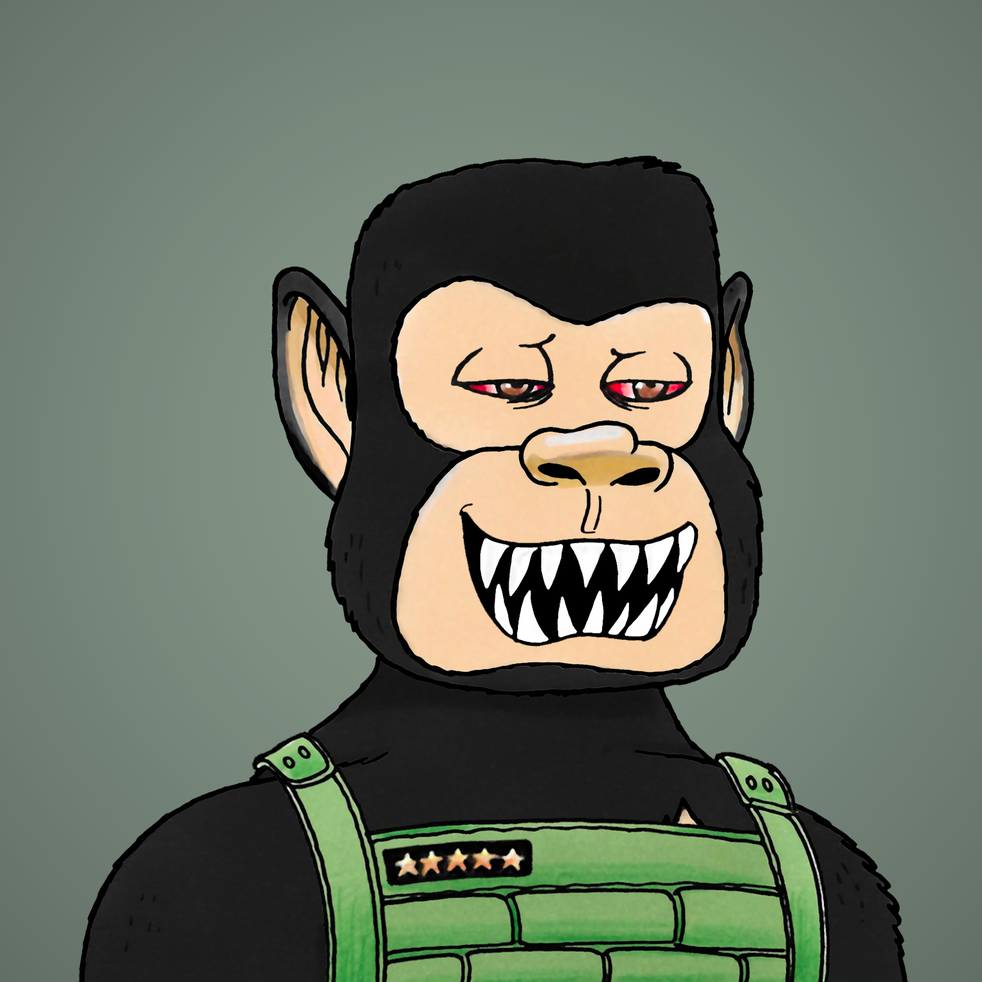 George Trosley - Jungle Freaks - Jungle Freak 544 - NFT # 544