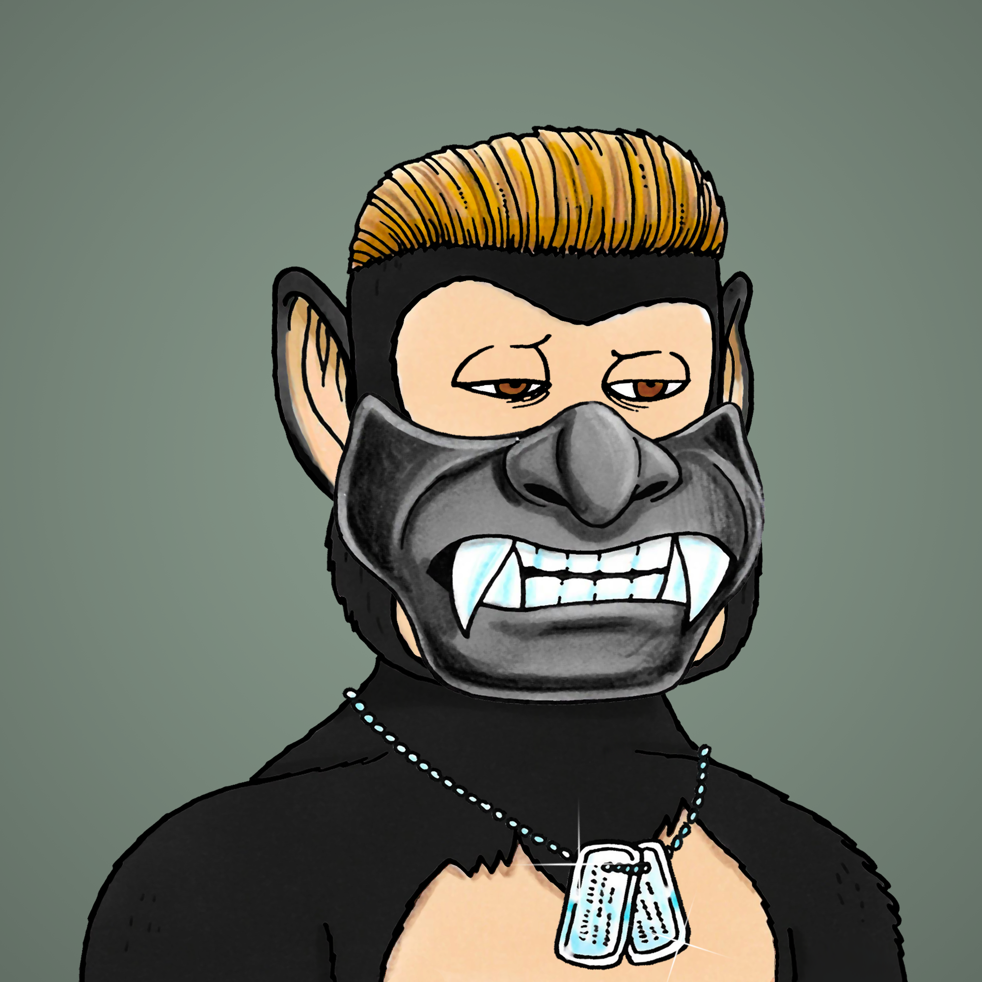 George Trosley - Jungle Freaks - Jungle Freak 5441 - NFT # 5441