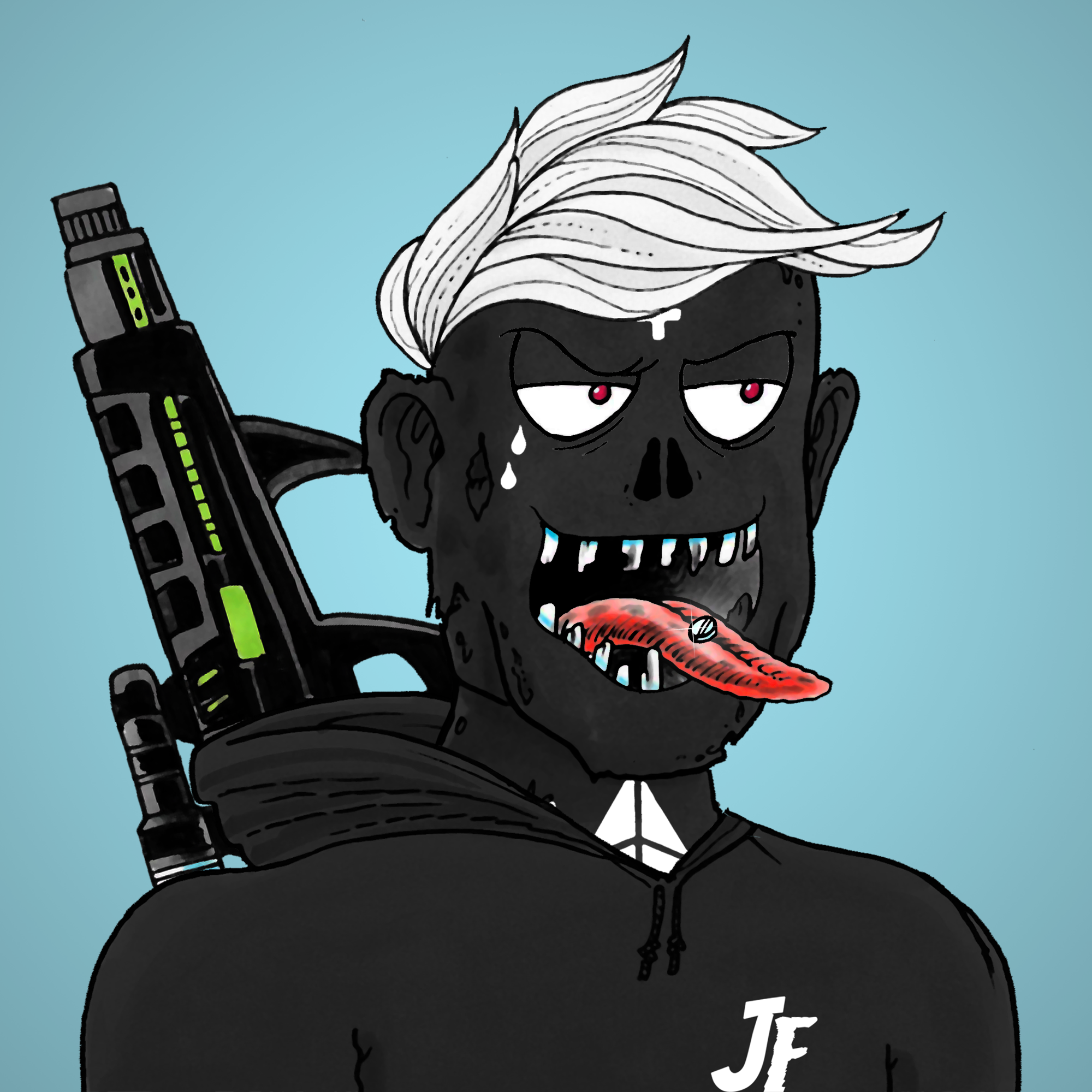 George Trosley - Jungle Freaks - Jungle Freak 5458 - NFT # 5458