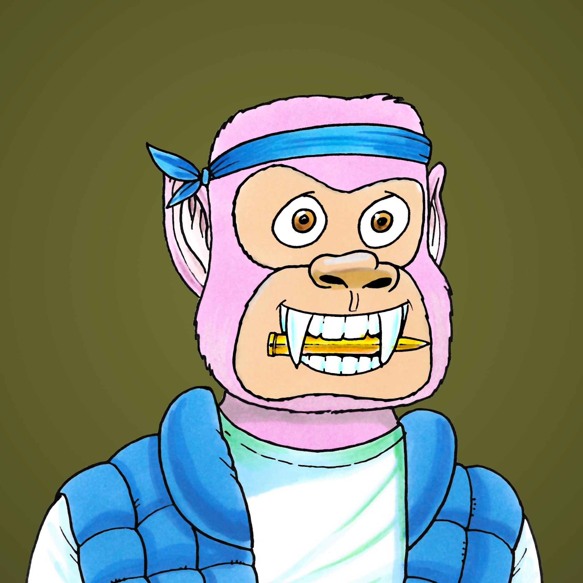 George Trosley - Jungle Freaks - Jungle Freak 5461 - NFT # 5461