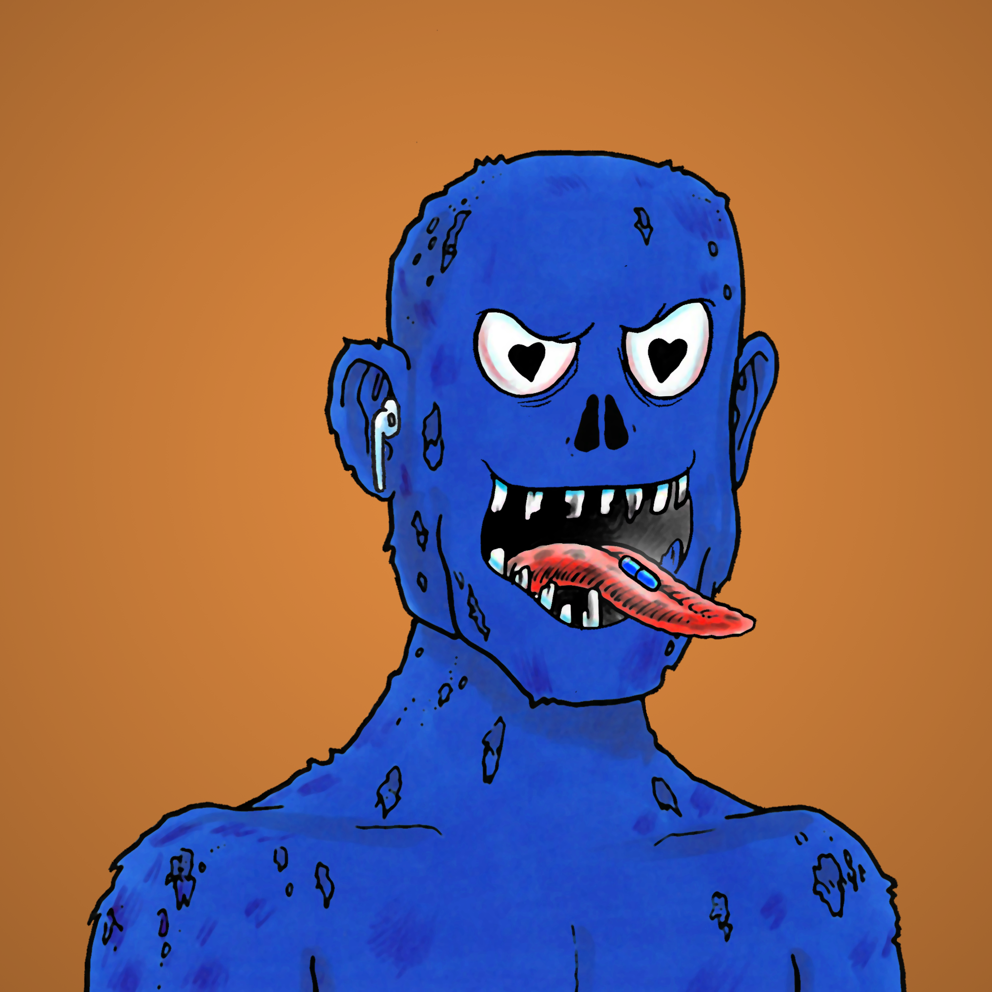 George Trosley - Jungle Freaks - Jungle Freak 5462 - NFT # 5462