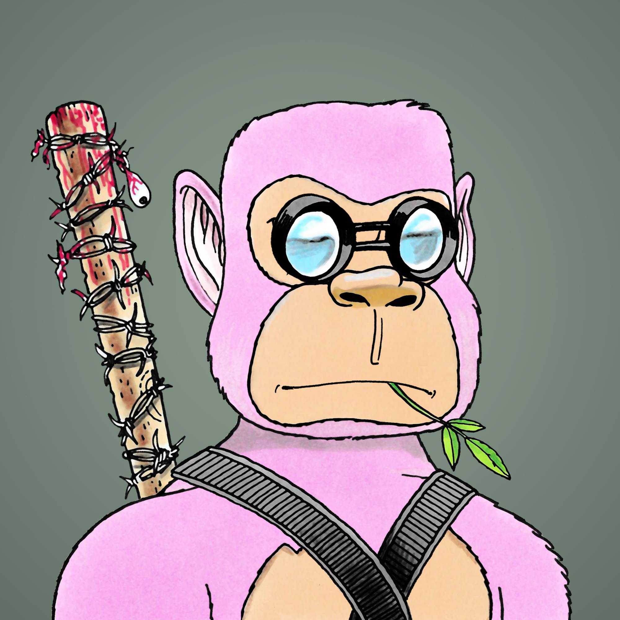 George Trosley - Jungle Freaks - Jungle Freak 5469 - NFT # 5469