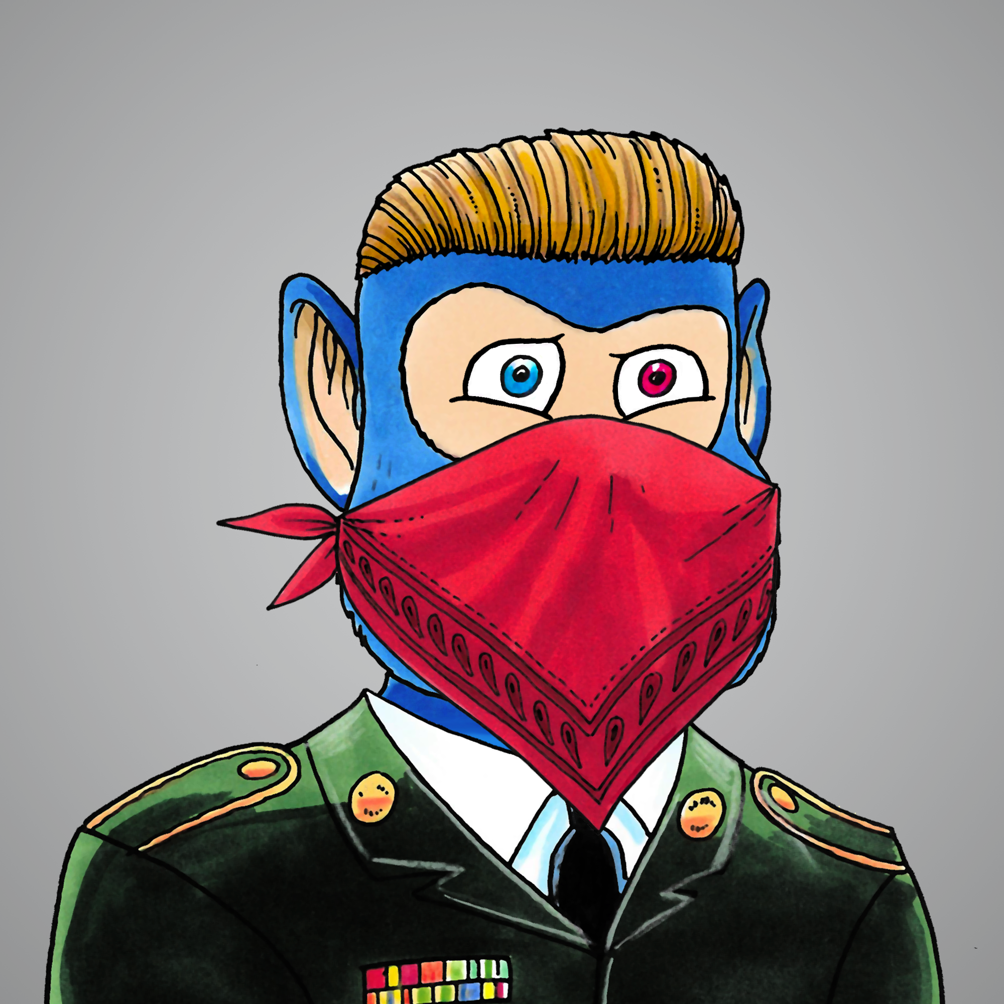 George Trosley - Jungle Freaks - Jungle Freak 5473 - NFT # 5473