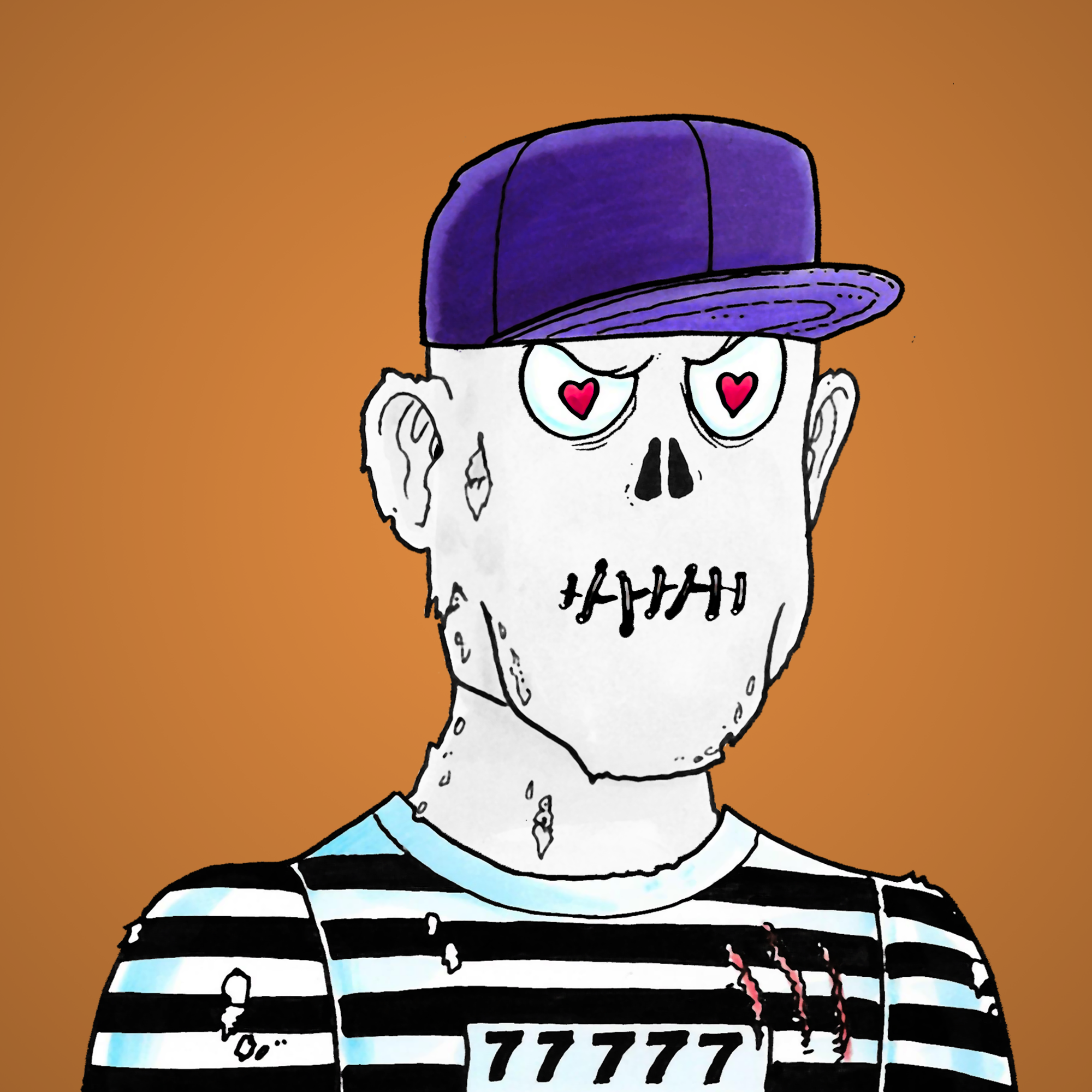 George Trosley - Jungle Freaks - Jungle Freak 5474 - NFT # 5474