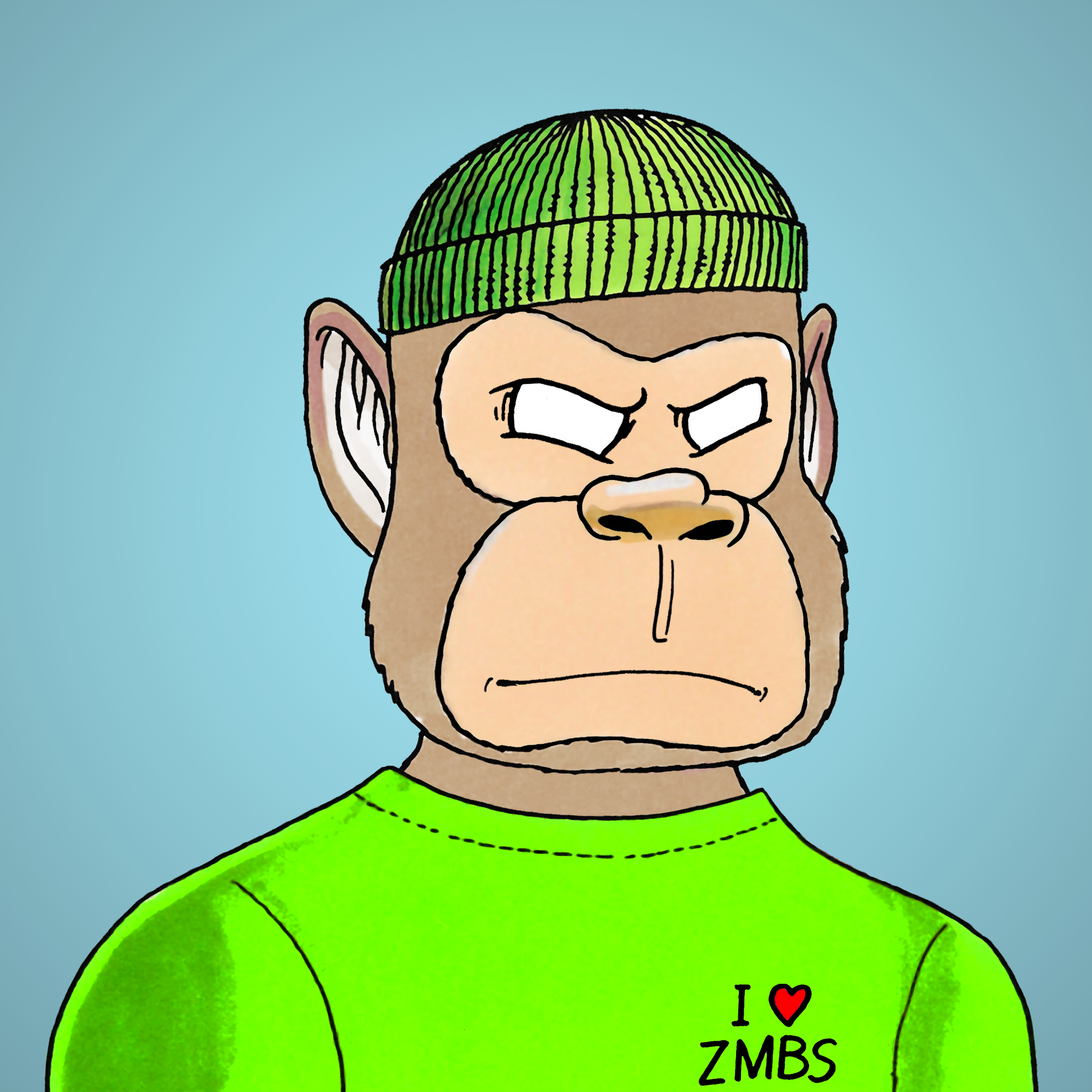 George Trosley - Jungle Freaks - Jungle Freak 5475 - NFT # 5475