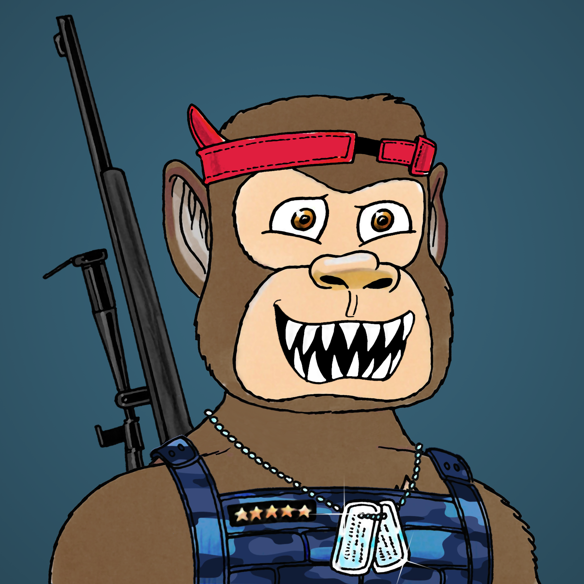 George Trosley - Jungle Freaks - Jungle Freak 5476 - NFT # 5476