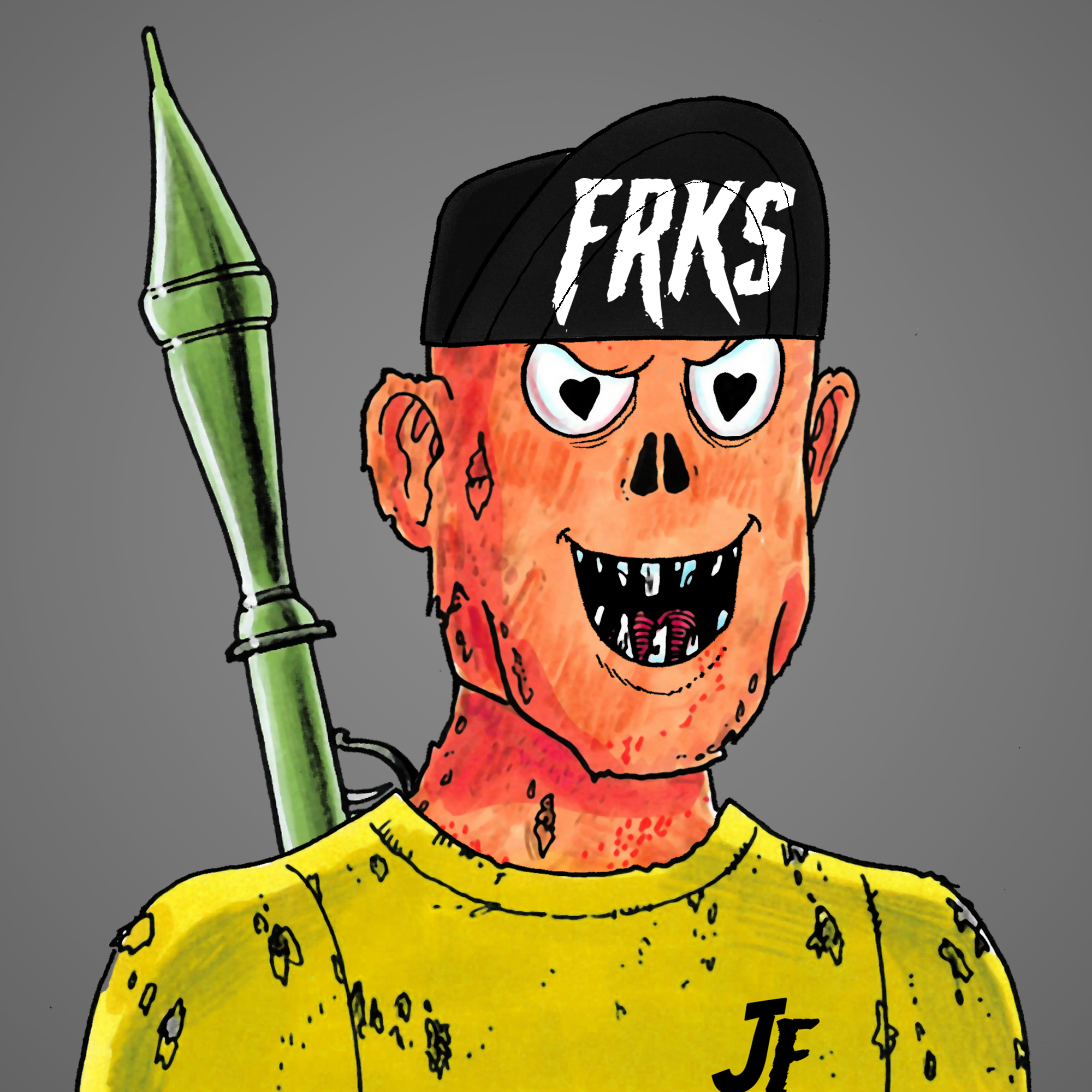 George Trosley - Jungle Freaks - Jungle Freak 5484 - NFT # 5484