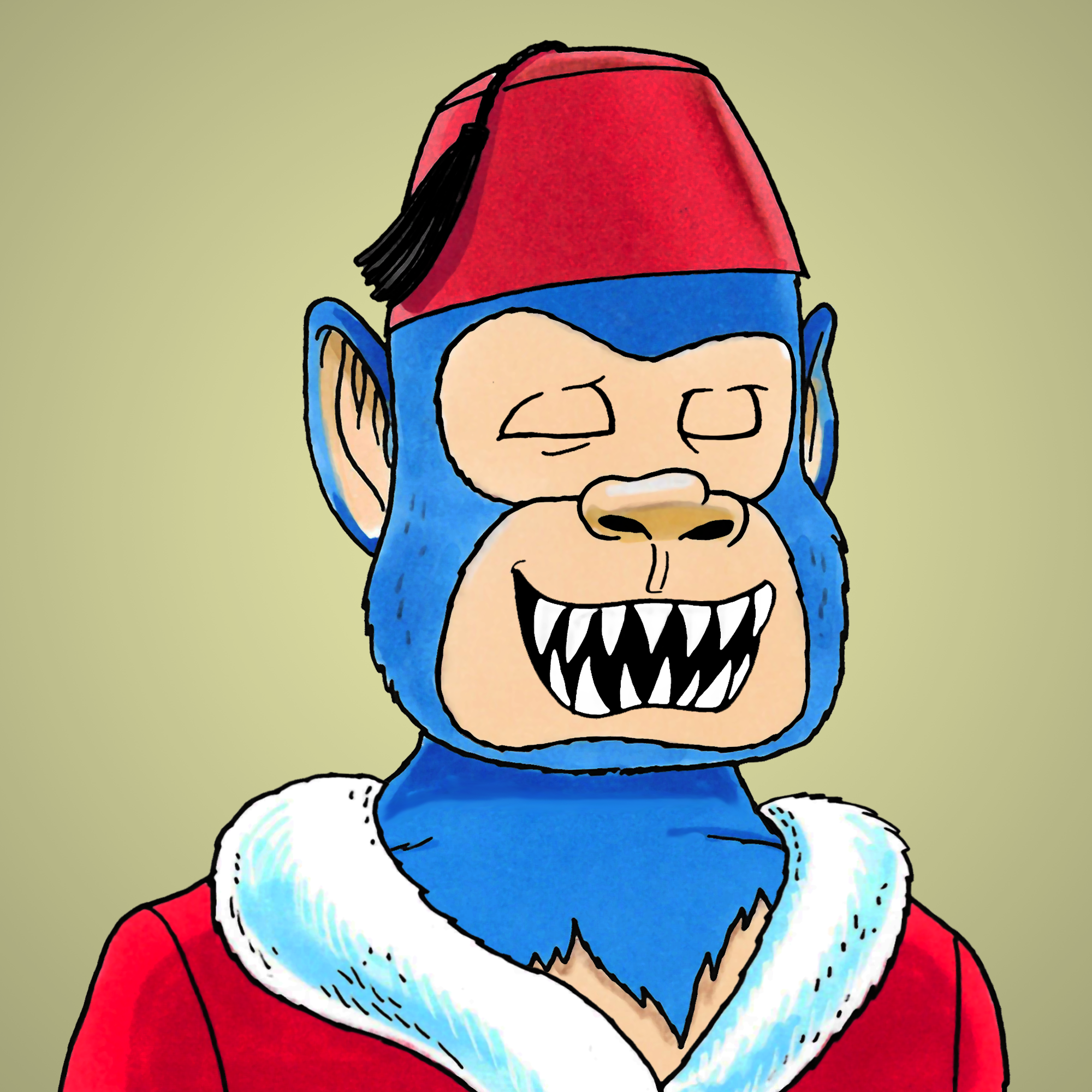 George Trosley - Jungle Freaks - Jungle Freak 5491 - NFT # 5491