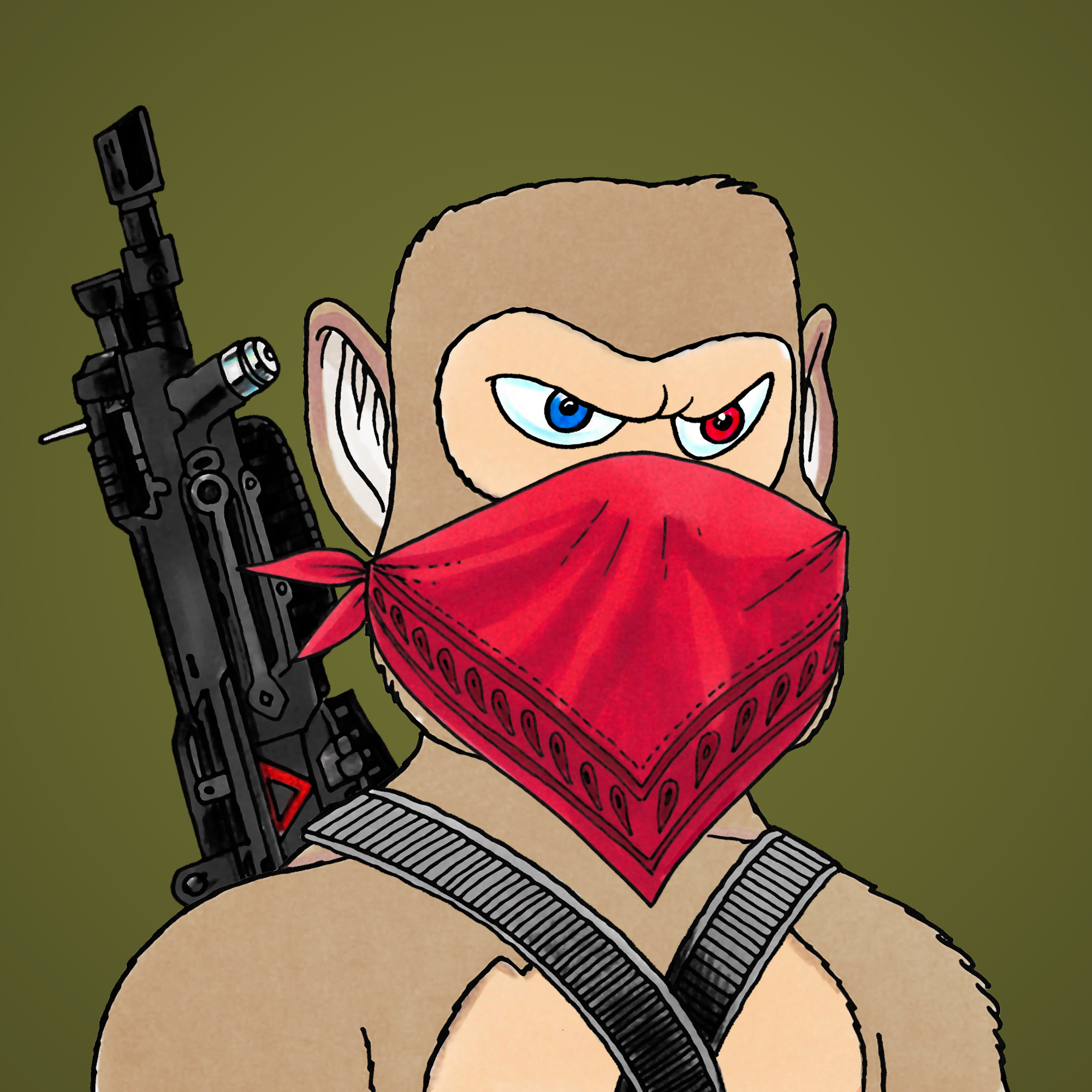 George Trosley - Jungle Freaks - Jungle Freak 5494 - NFT # 5494