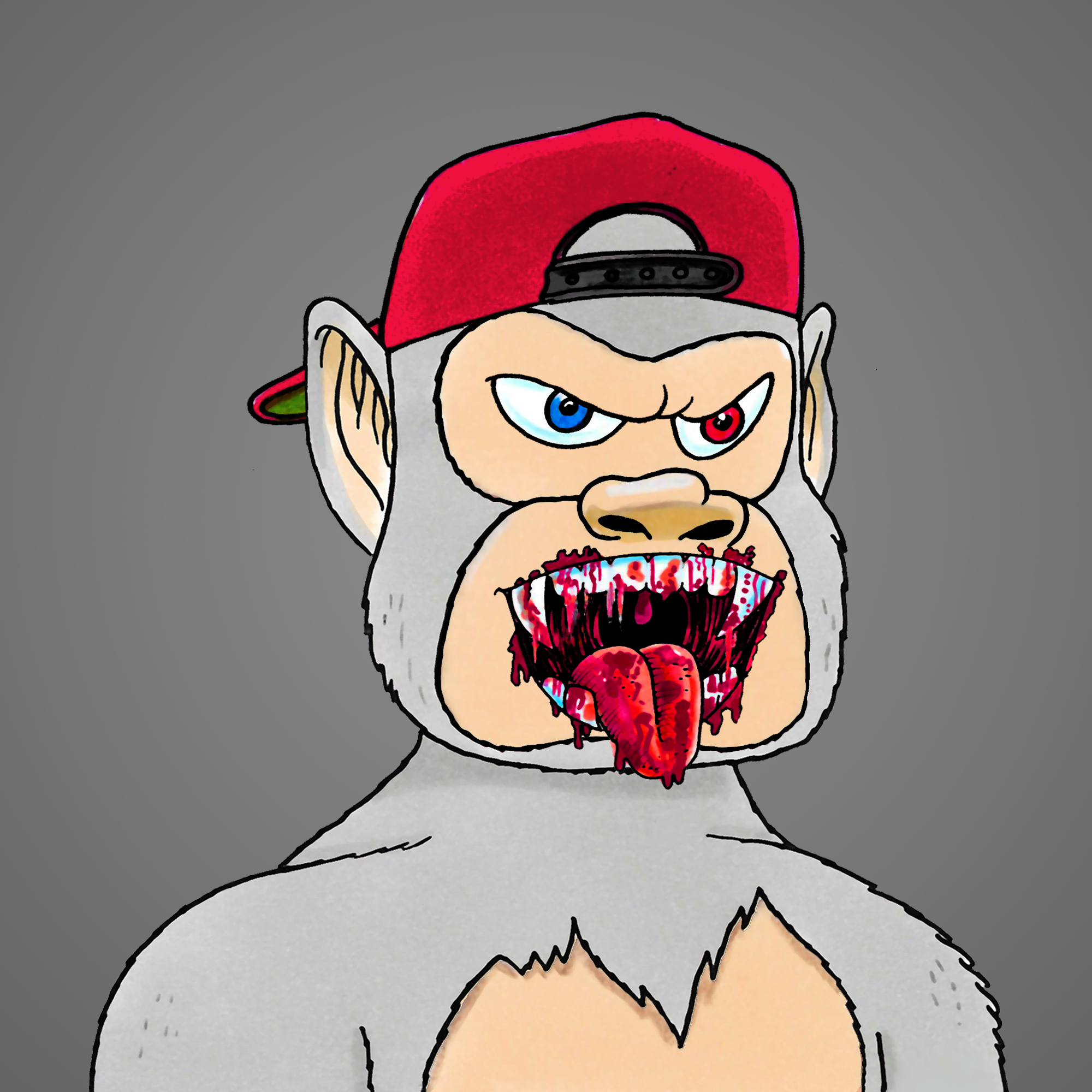 George Trosley - Jungle Freaks - Jungle Freak 5495 - NFT # 5495