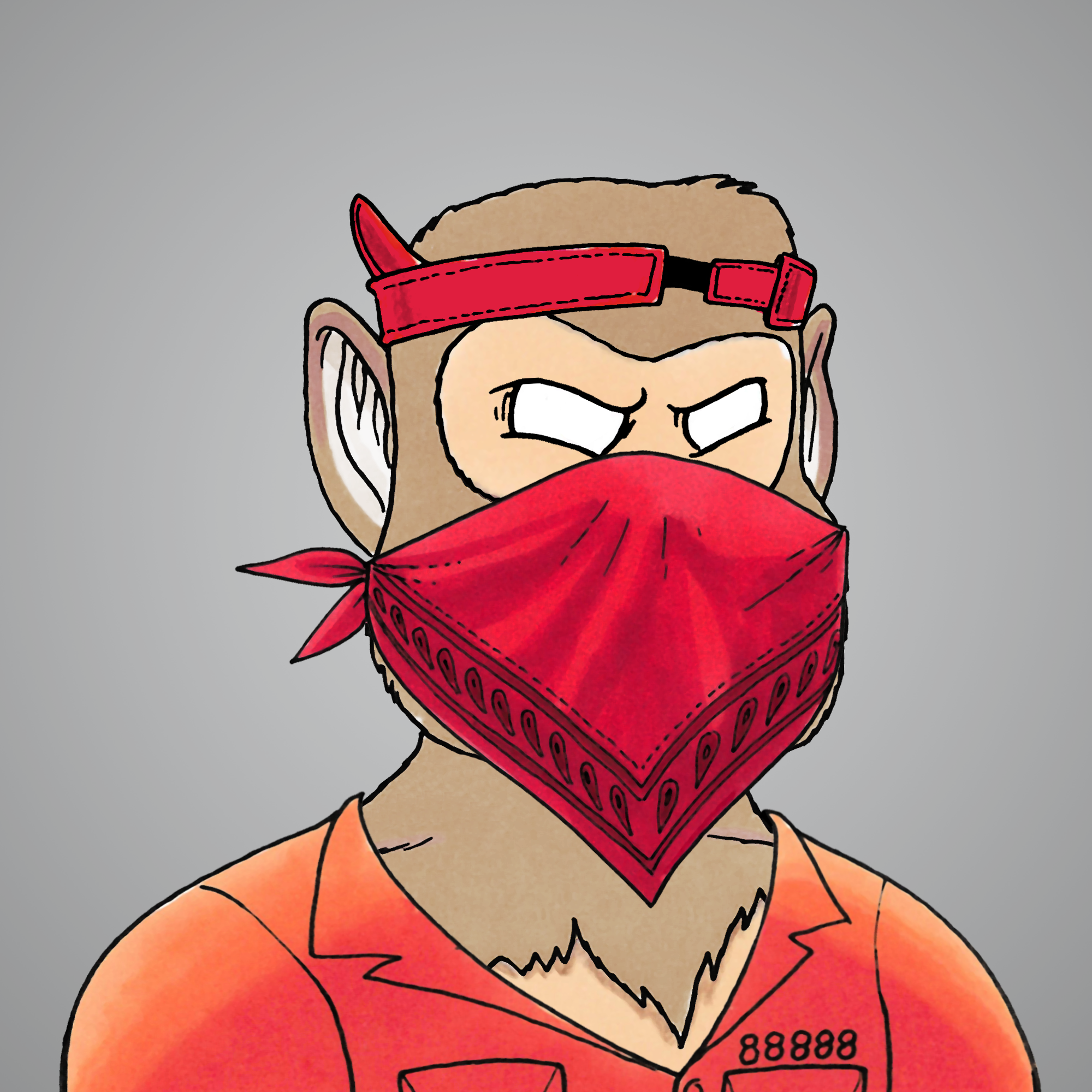 George Trosley - Jungle Freaks - Jungle Freak 5497 - NFT # 5497