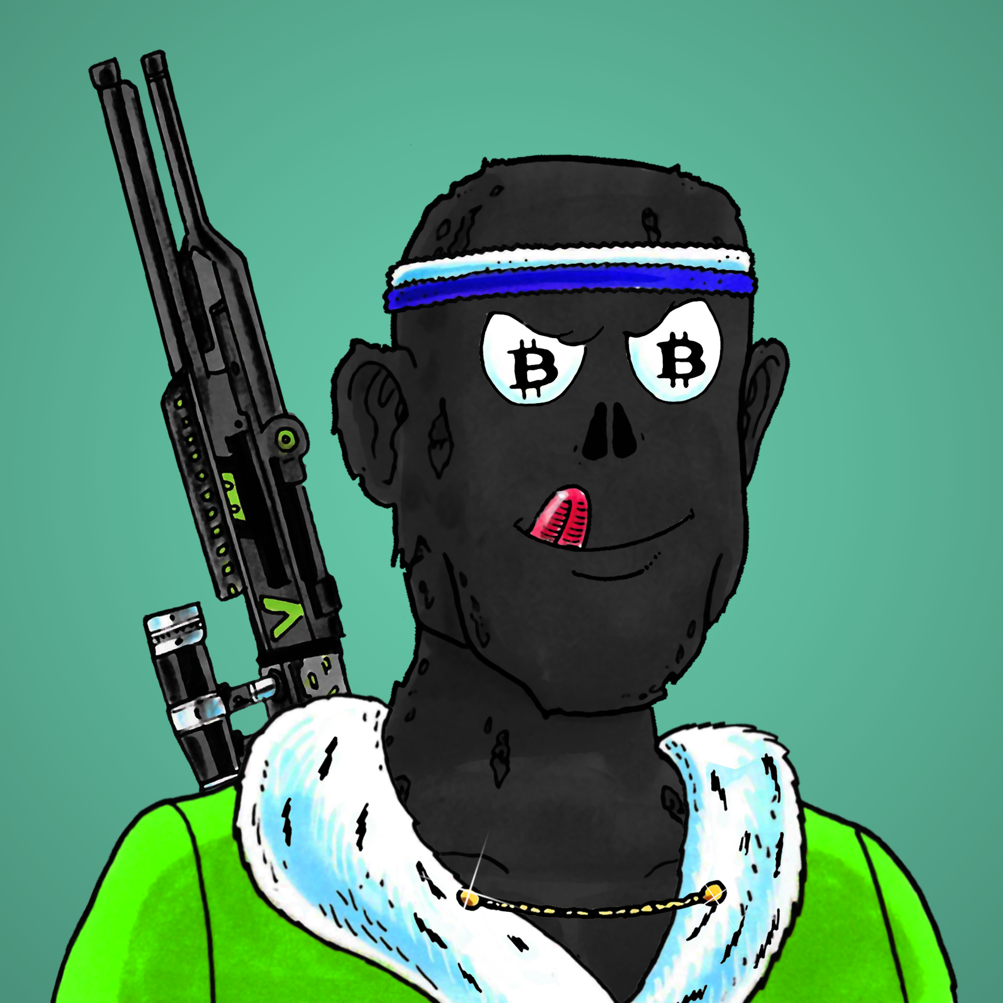 George Trosley - Jungle Freaks - Jungle Freak 5499 - NFT # 5499