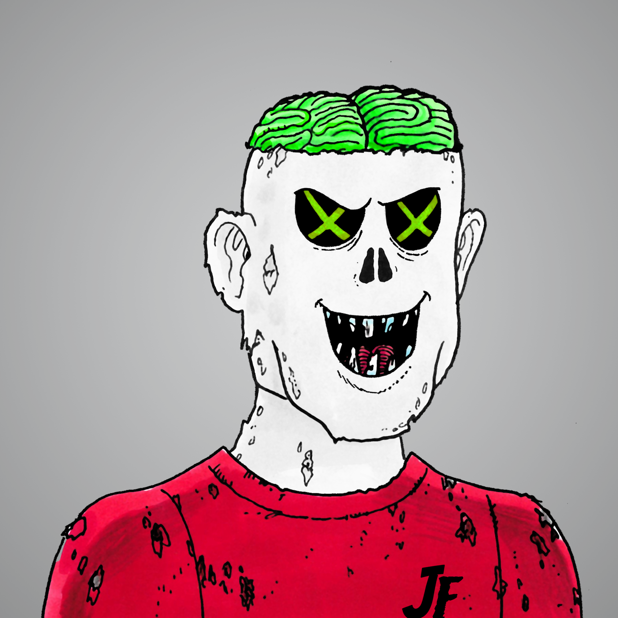 George Trosley - Jungle Freaks - Jungle Freak 55 - NFT # 55