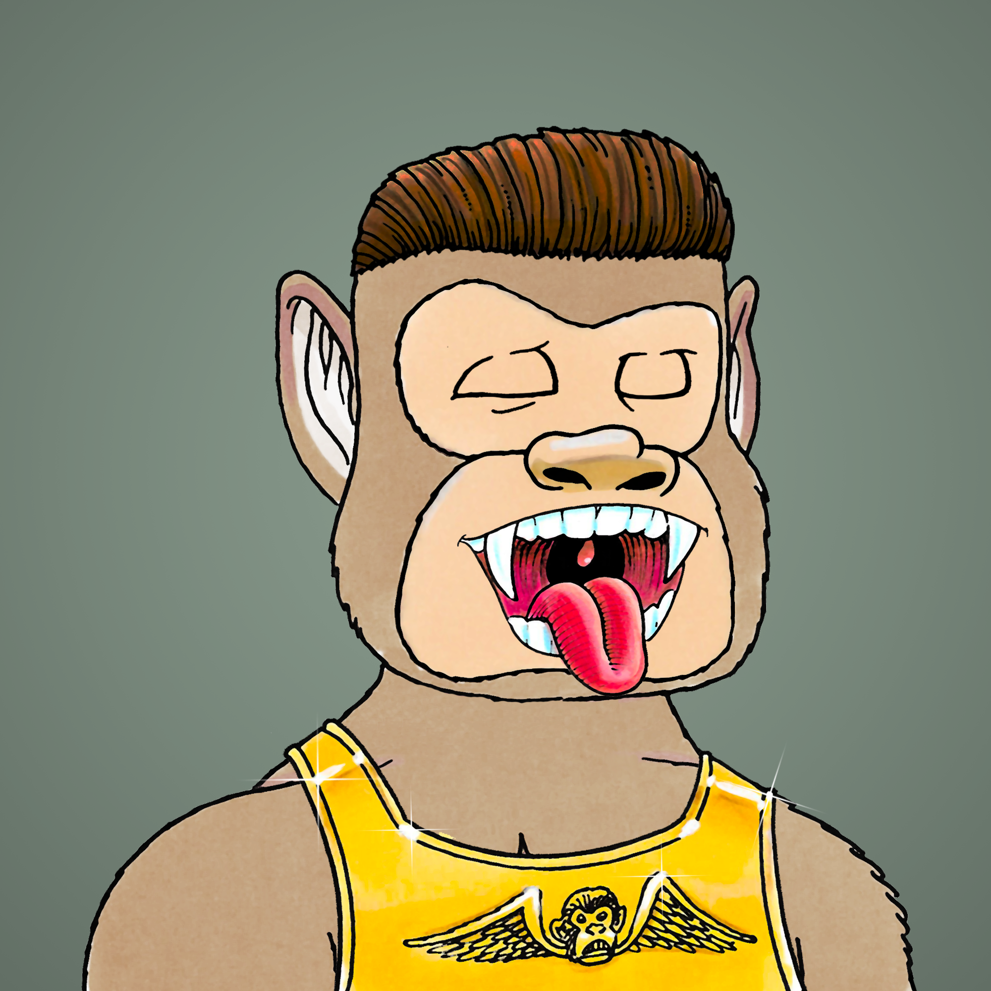 George Trosley - Jungle Freaks - Jungle Freak 5502 - NFT # 5502