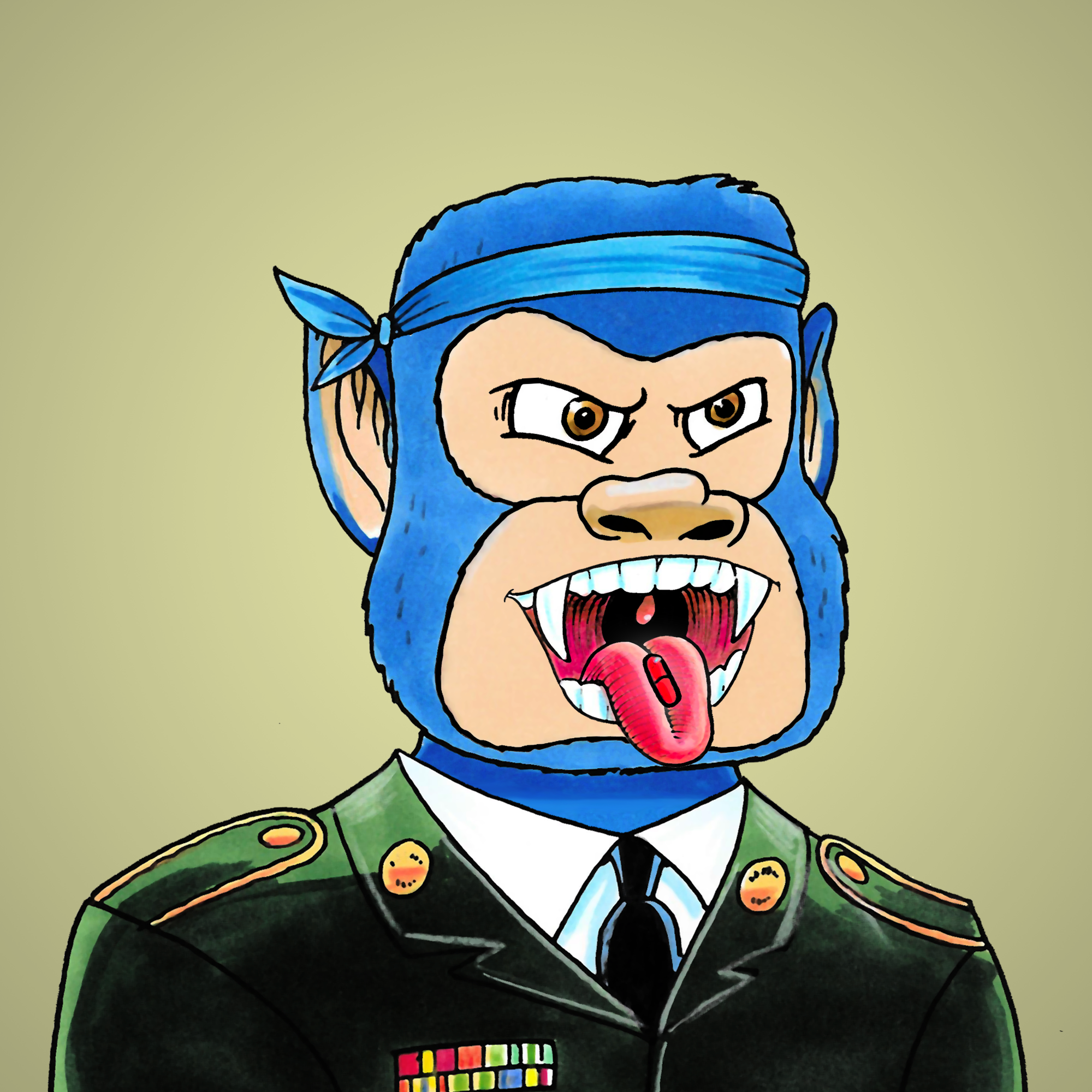 George Trosley - Jungle Freaks - Jungle Freak 5504 - NFT # 5504